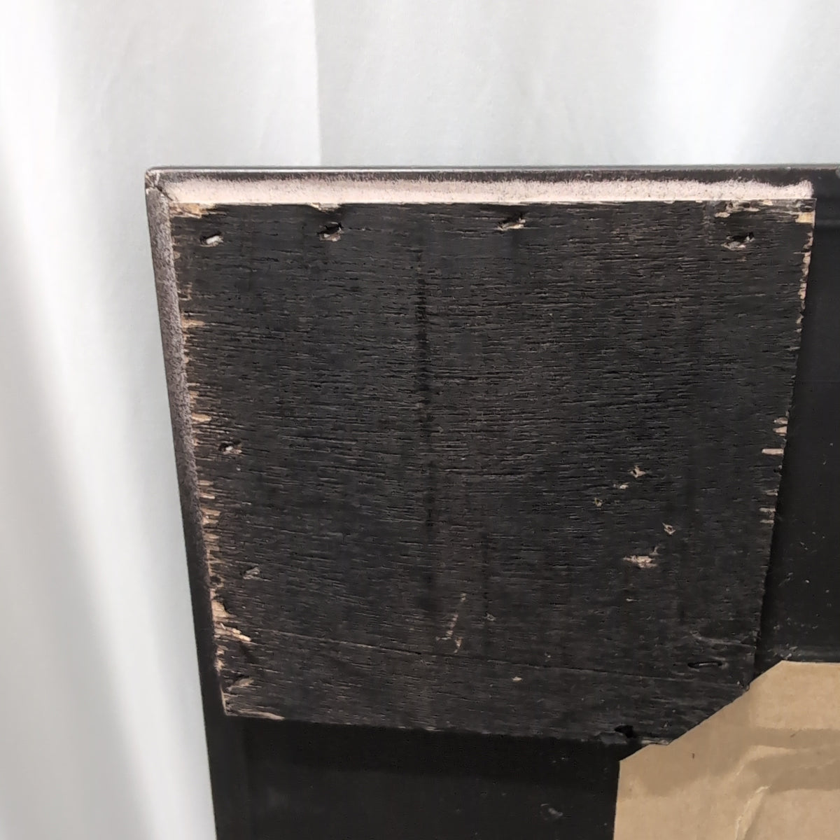 Contemporary Black Wood Frame Wall Mirror
