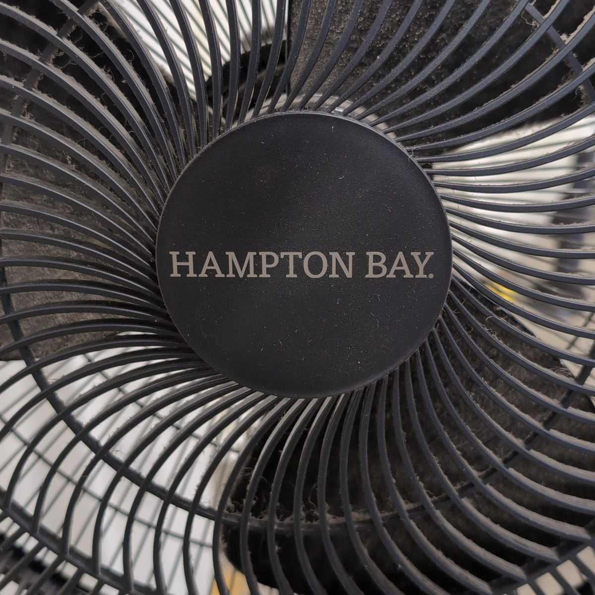 Black Hampton Bay Pedestal Fan