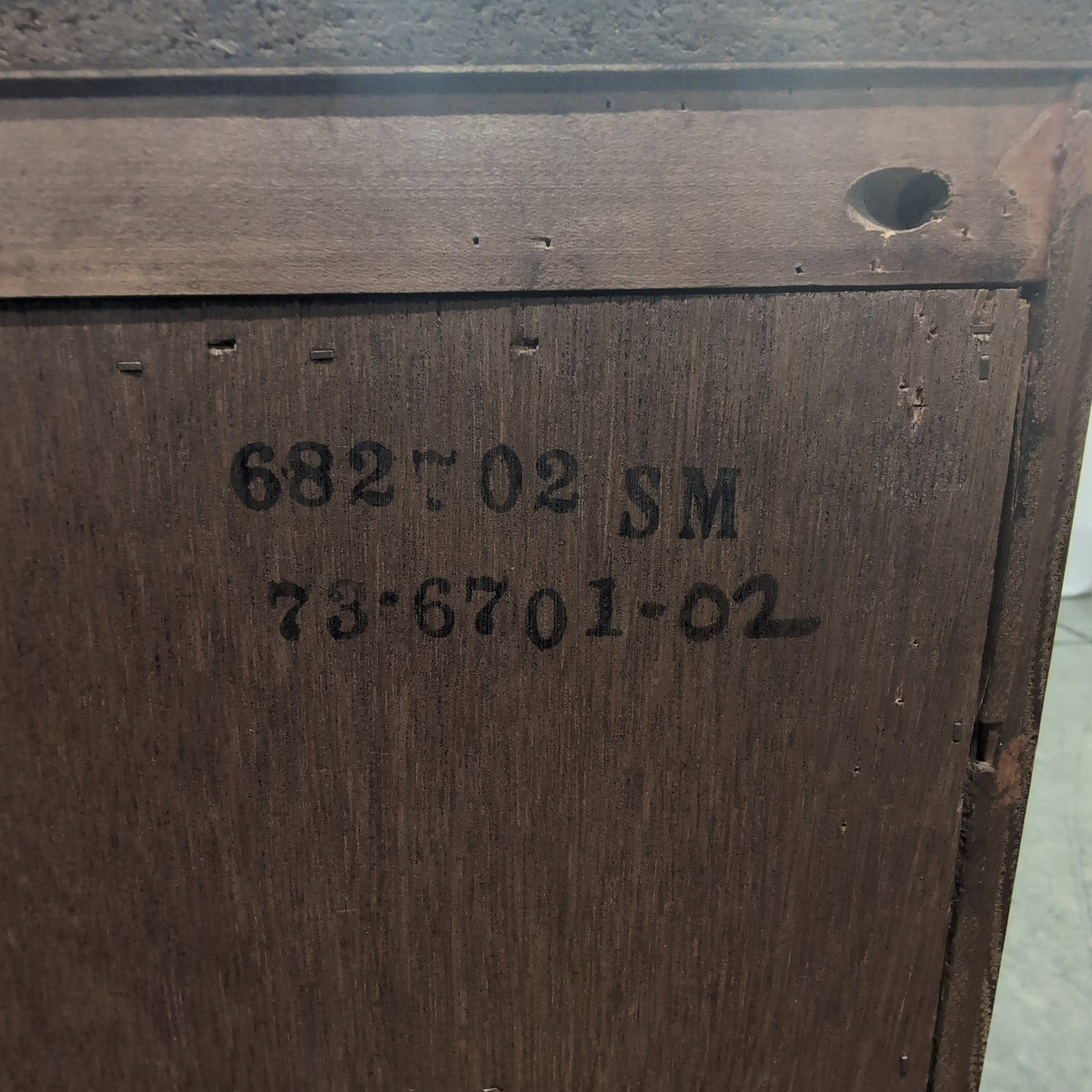 Traditional Brown Wood Dresser with Ornate Hardware