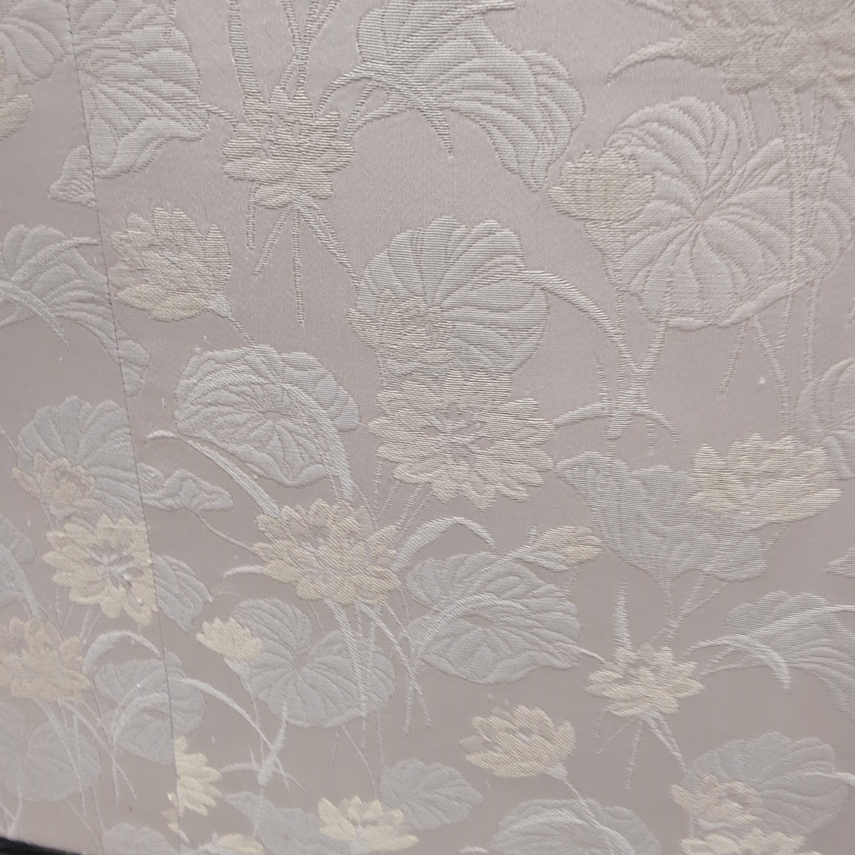 Traditional Beige Floral Upholstered Couch
