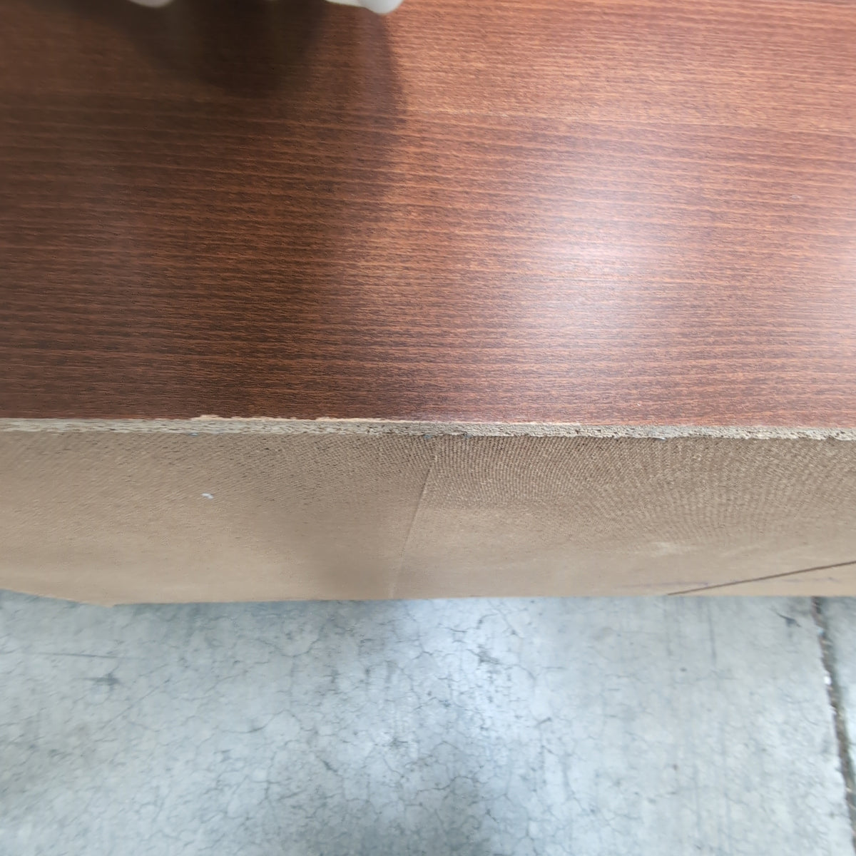 Warm Brown Six-Drawer Wood Dresser