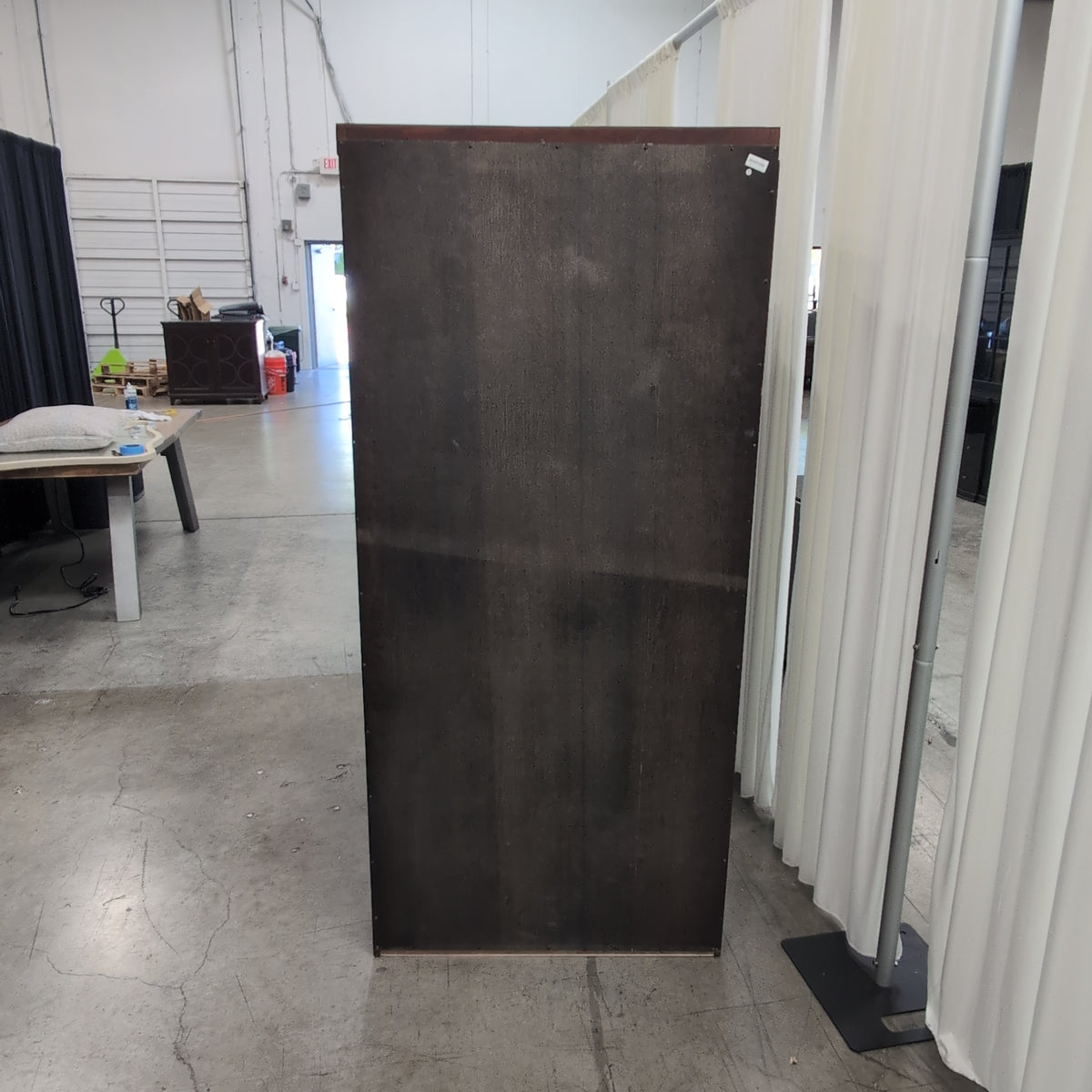 Traditional Brown Wood Two-Door Cabinet