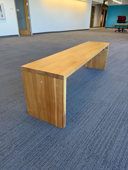 LAXseries Dining Bench designed by MASH Studios  - Butcher Block Style