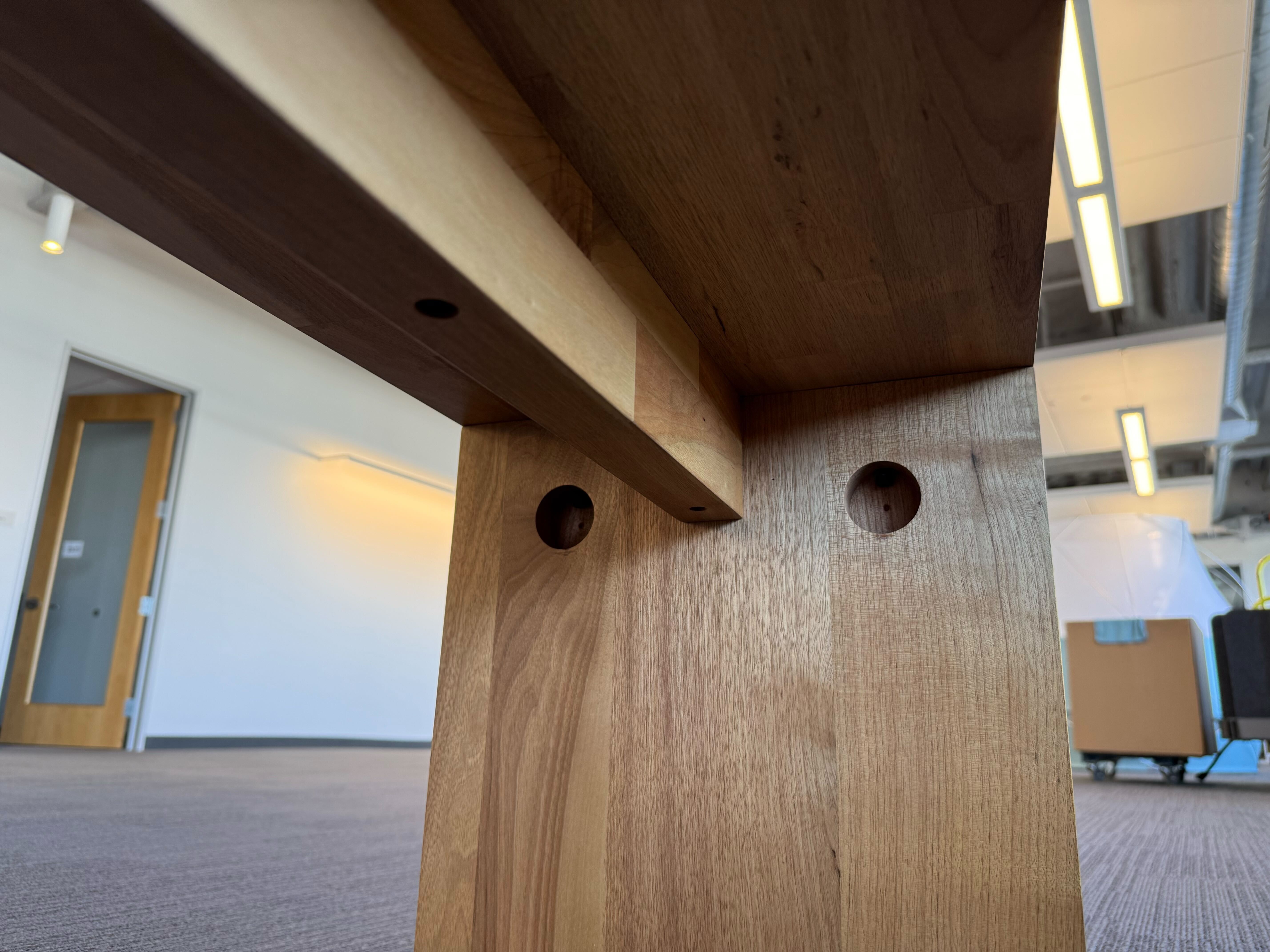 LAXseries Dining Bench designed by MASH Studios  - Butcher Block Style