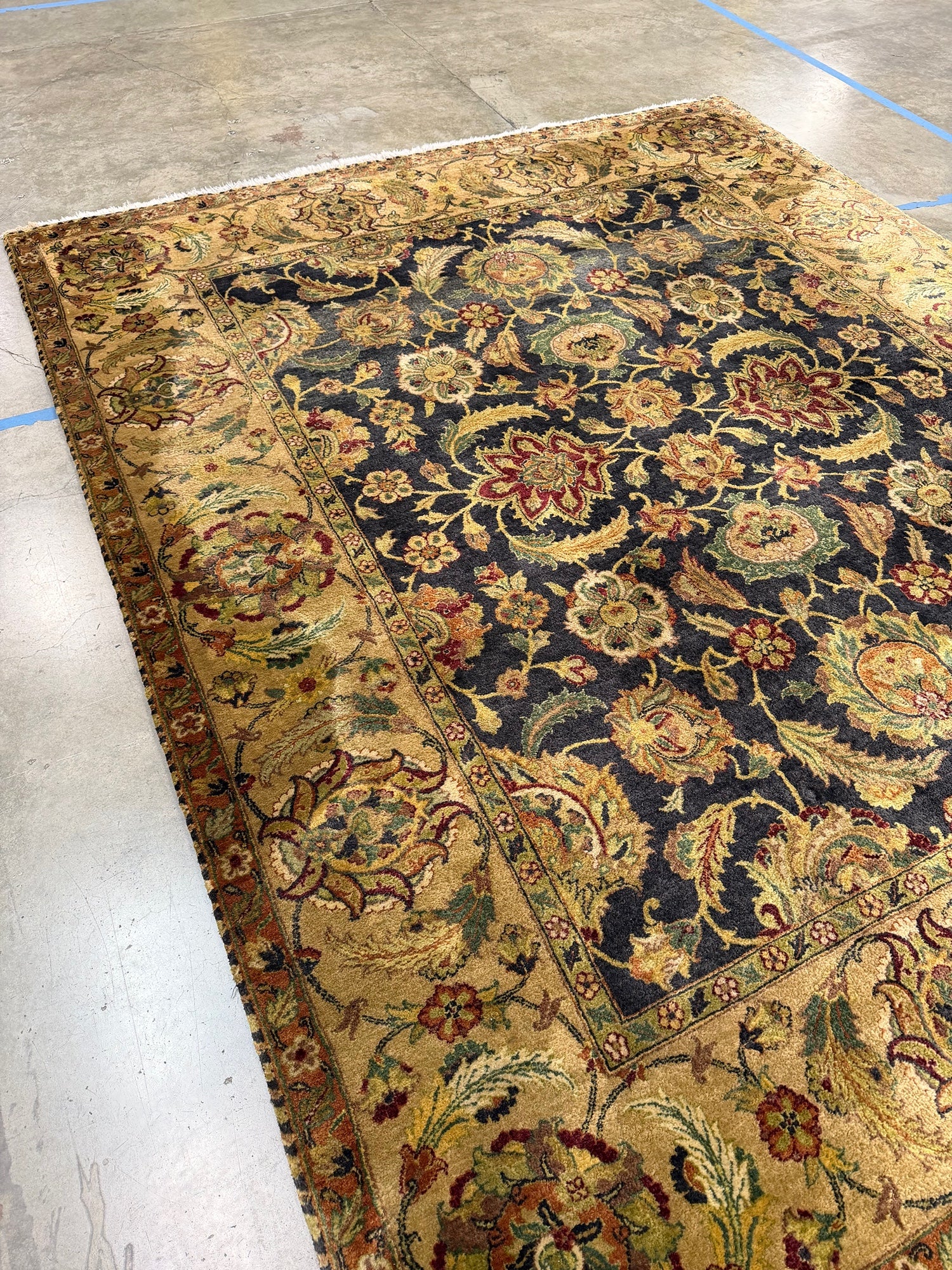 Kaleen Isfahan Style Hand Made 100% Wool 8 x 10 Area Rug | Design: 6329F