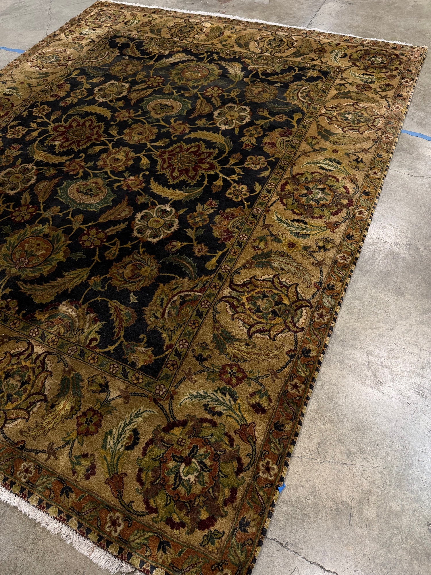 Kaleen Isfahan Style Hand Made 100% Wool 8 x 10 Area Rug | Design: 6329F