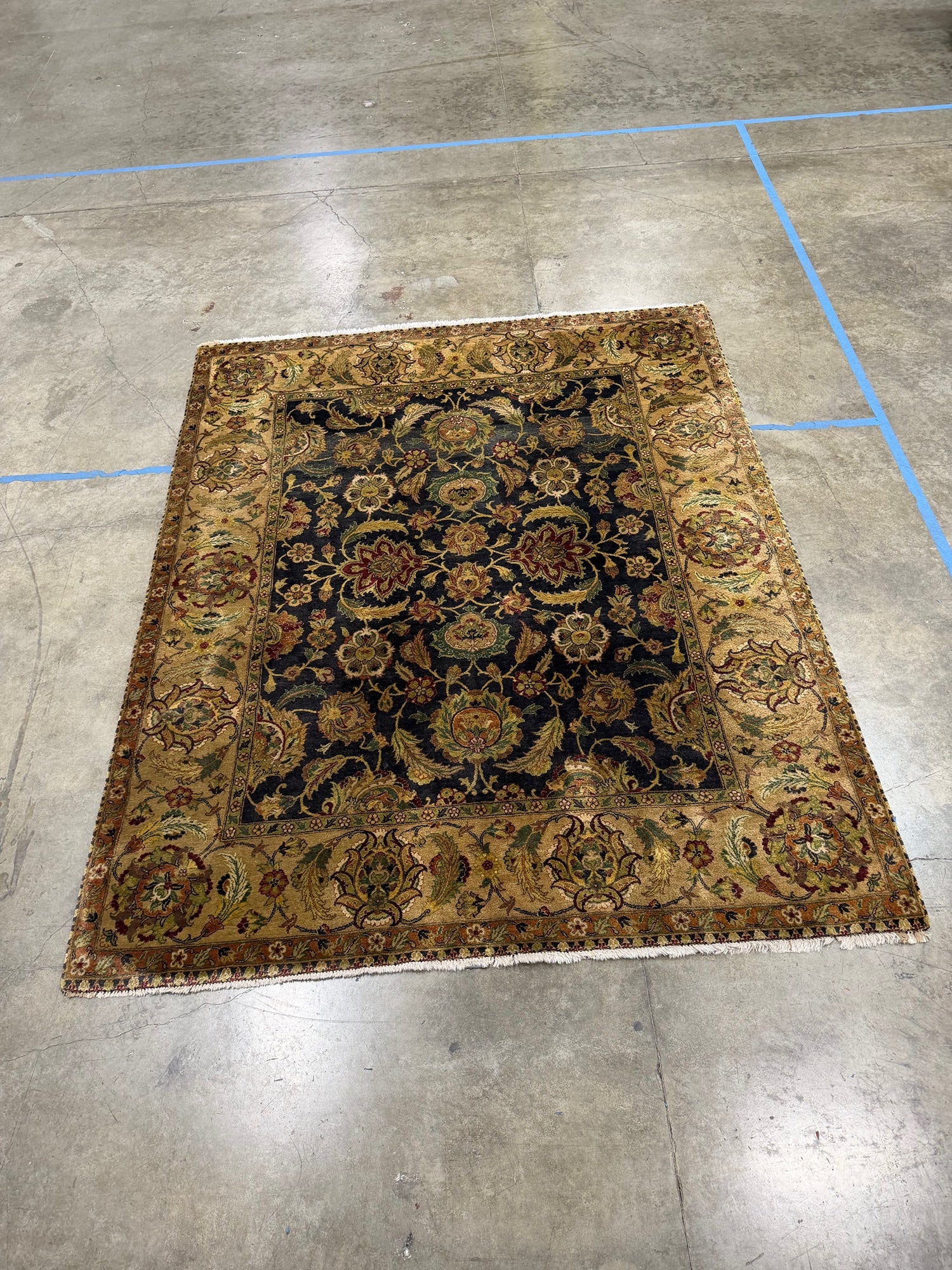 Kaleen Isfahan Style Hand Made 100% Wool 8 x 10 Area Rug | Design: 6329F