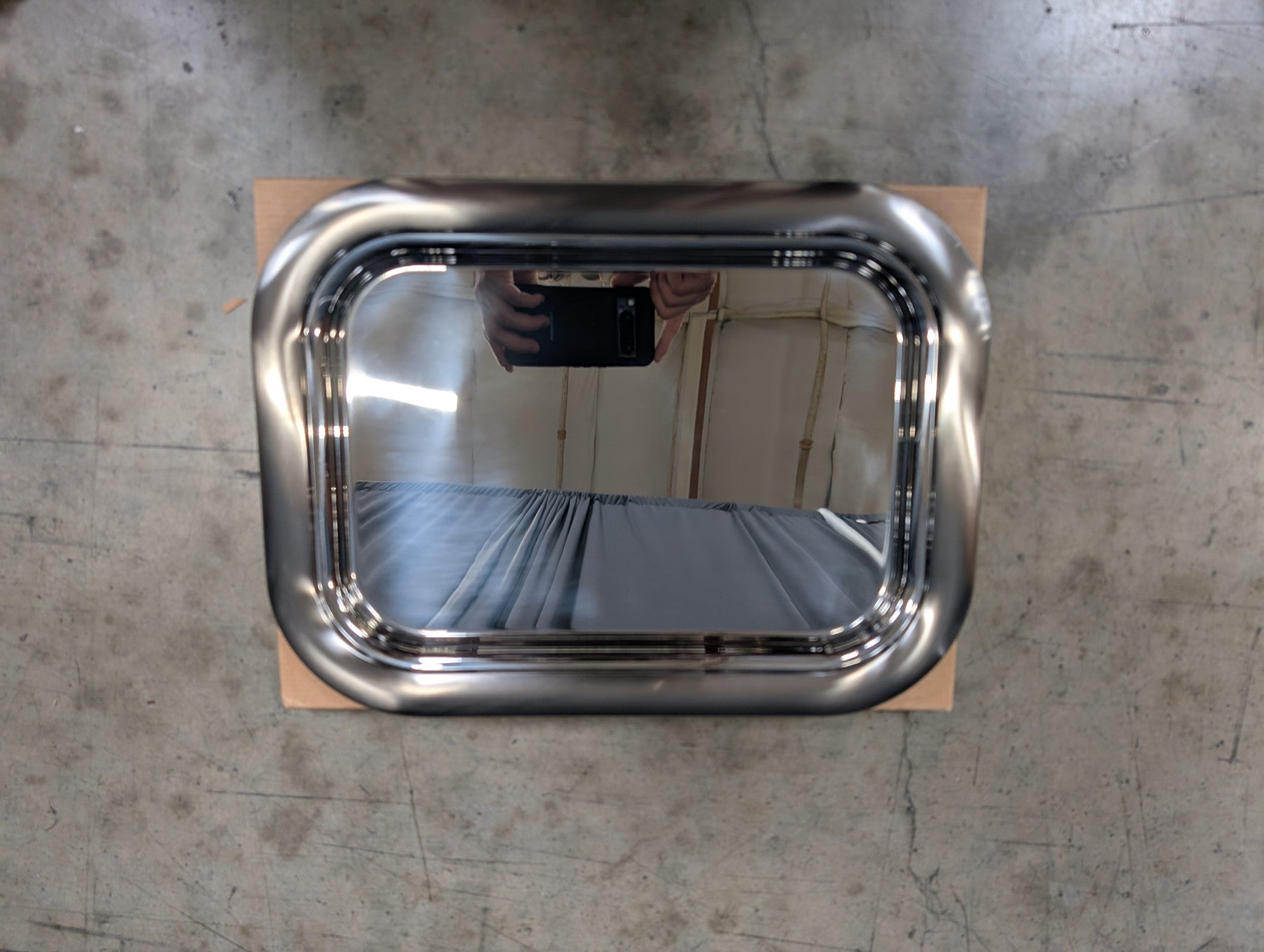 Taste of Home Rectangular Serving Tray in Stainless Steel