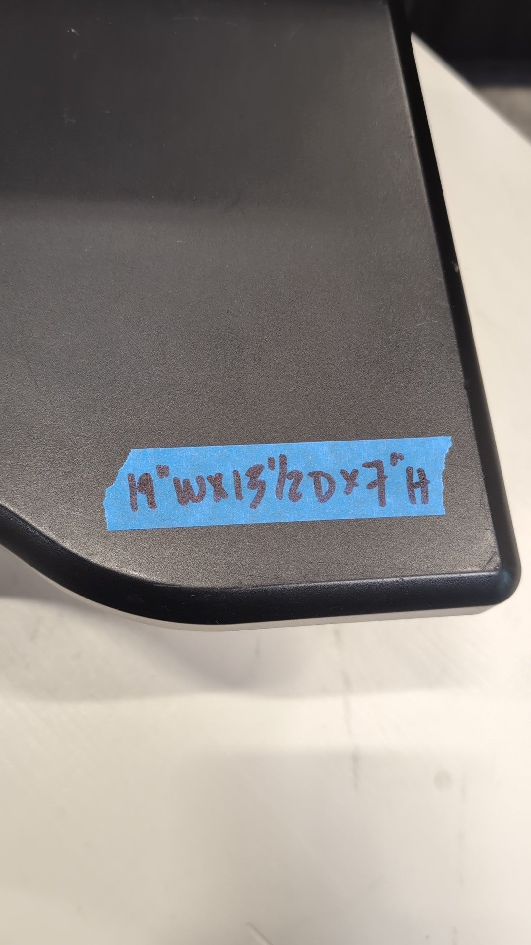 CNP Black Portable Laptop Table with Curved Front