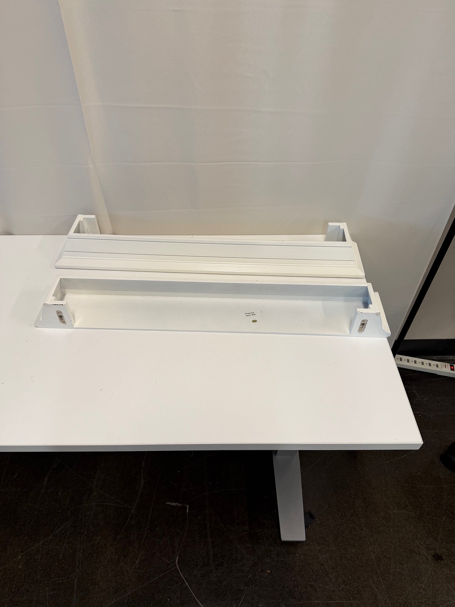 White Wood Wall Display Ledge / Floating Shelf