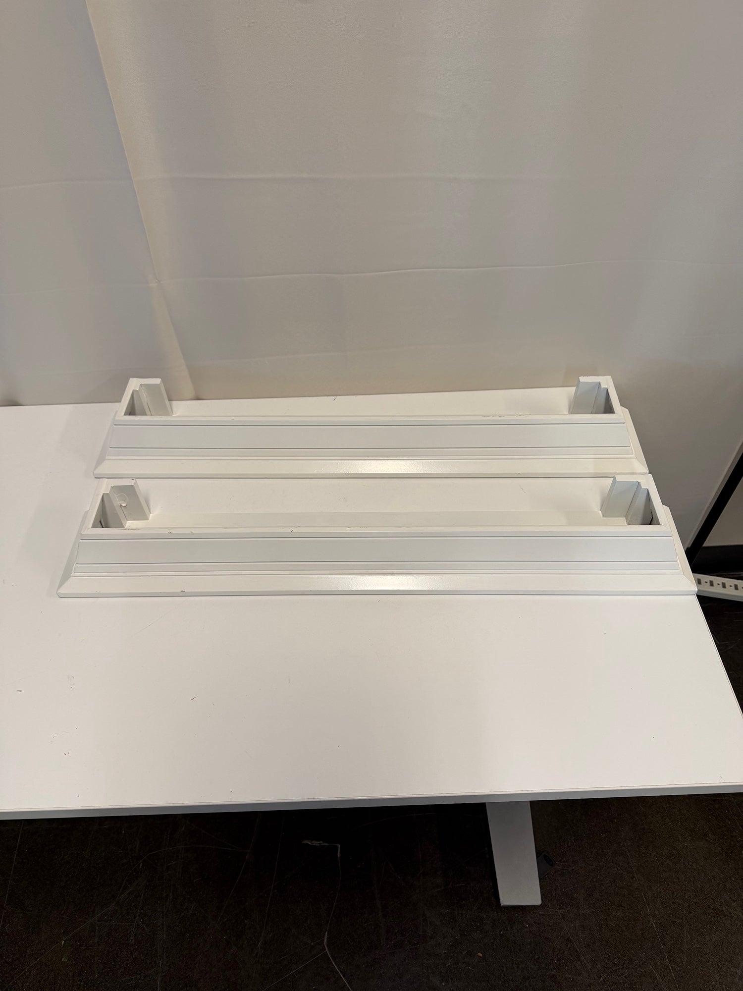 White Wood Wall Display Ledge / Floating Shelf