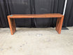 Solid Plank Waterfall Edge Console Table