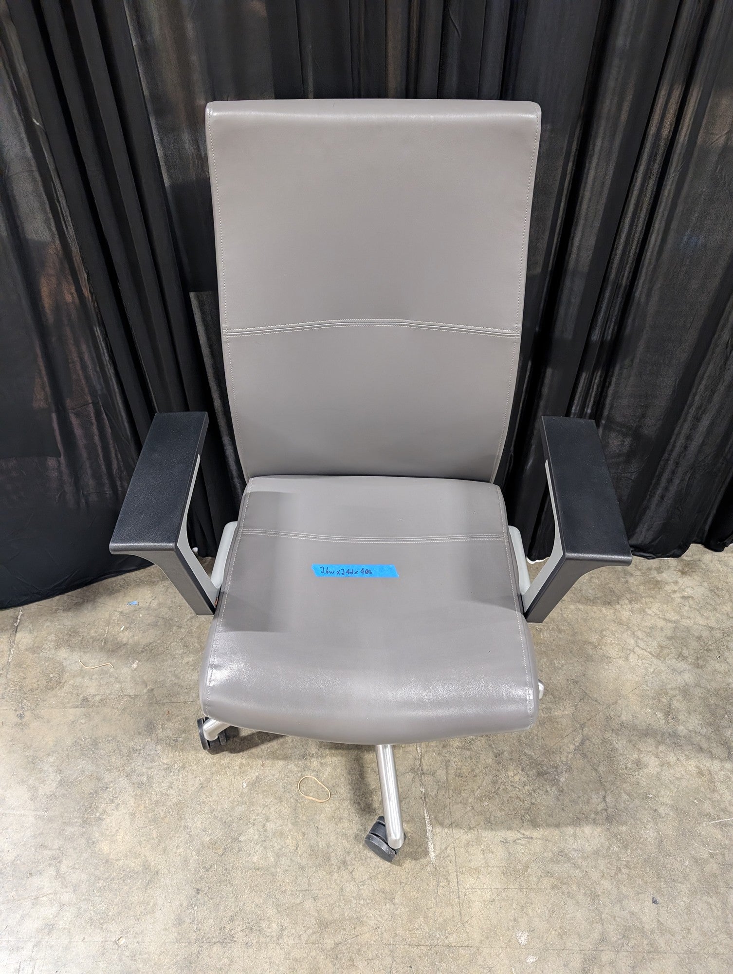 Gray High-Back Executive Office Chair