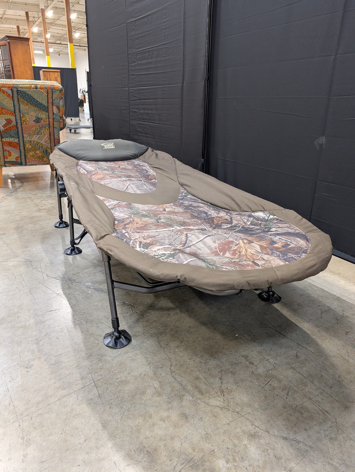 Timber Ridge Camouflage Portable Outdoor Bed Chair Adjustable Cot
