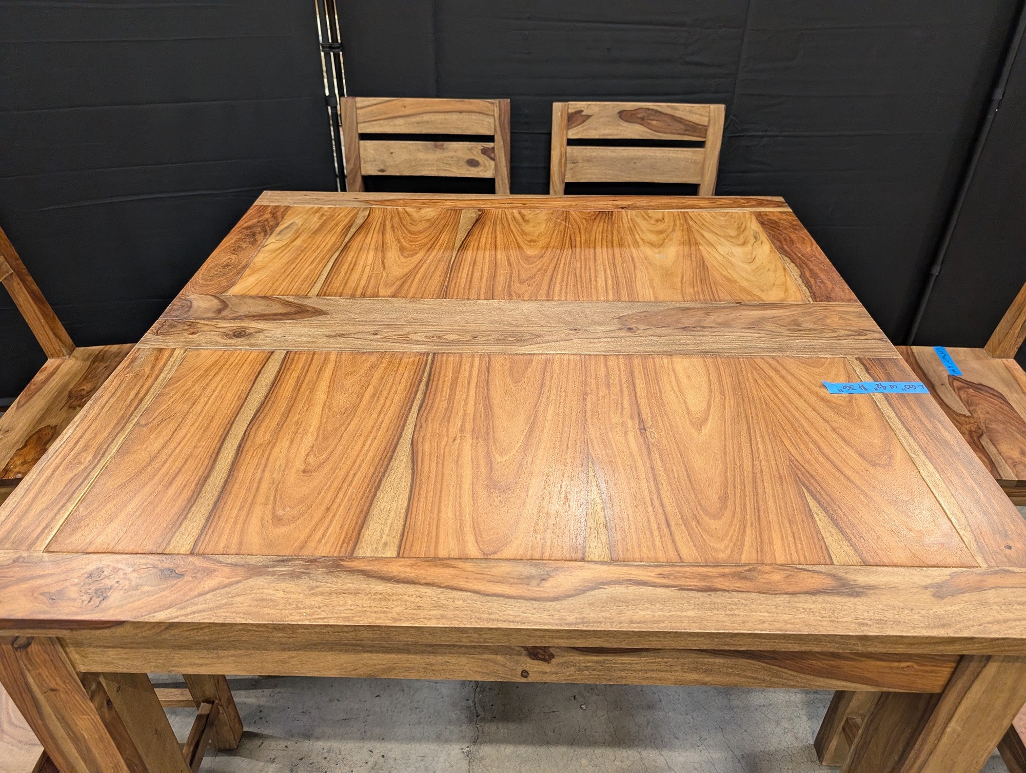 Urban Solid Hardwood Counter Height Dining Set with Six Chairs
