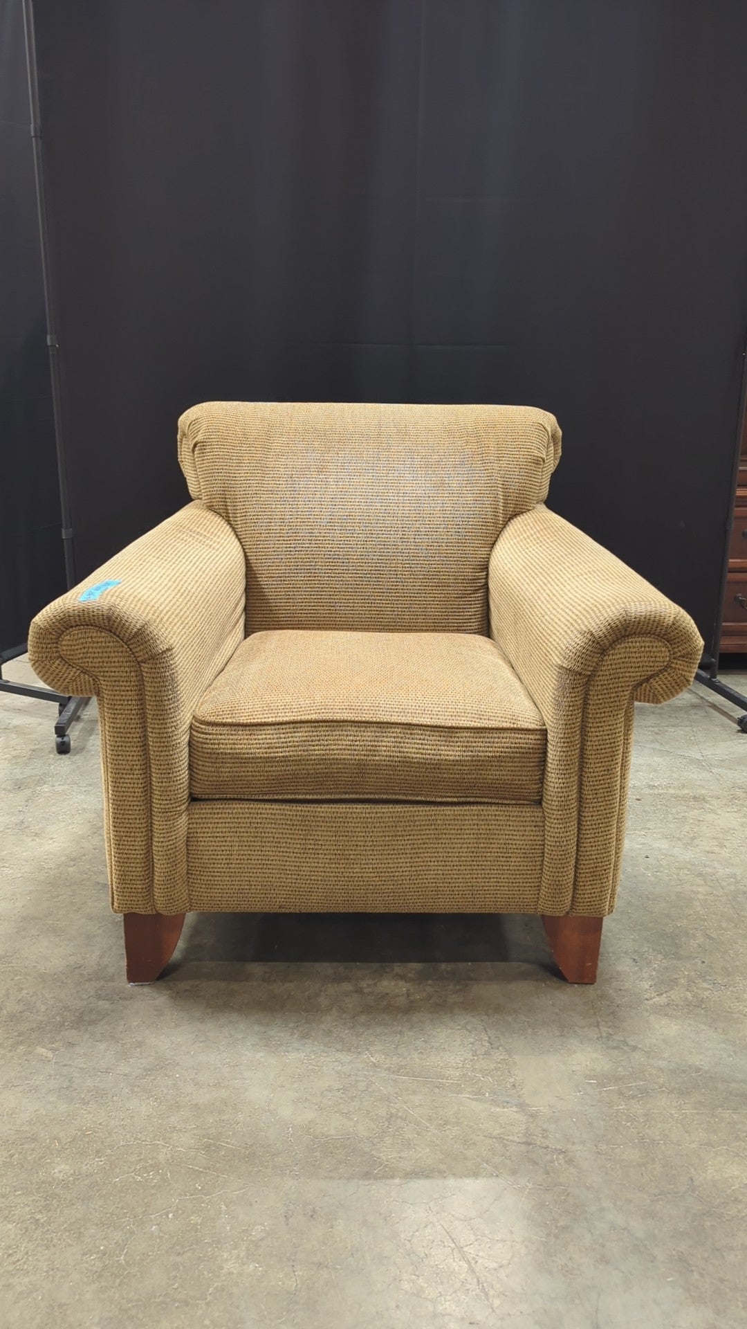 Flexsteel Christopher Lowell Collection Armchair with Rolled Arms