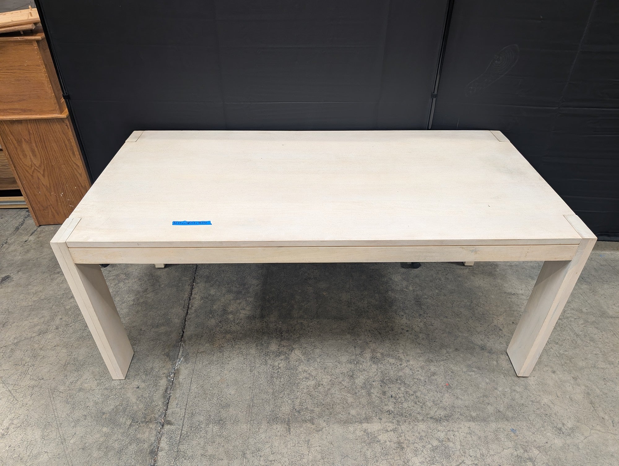 Modern Rectangular Wood Dining Table in Light Finish