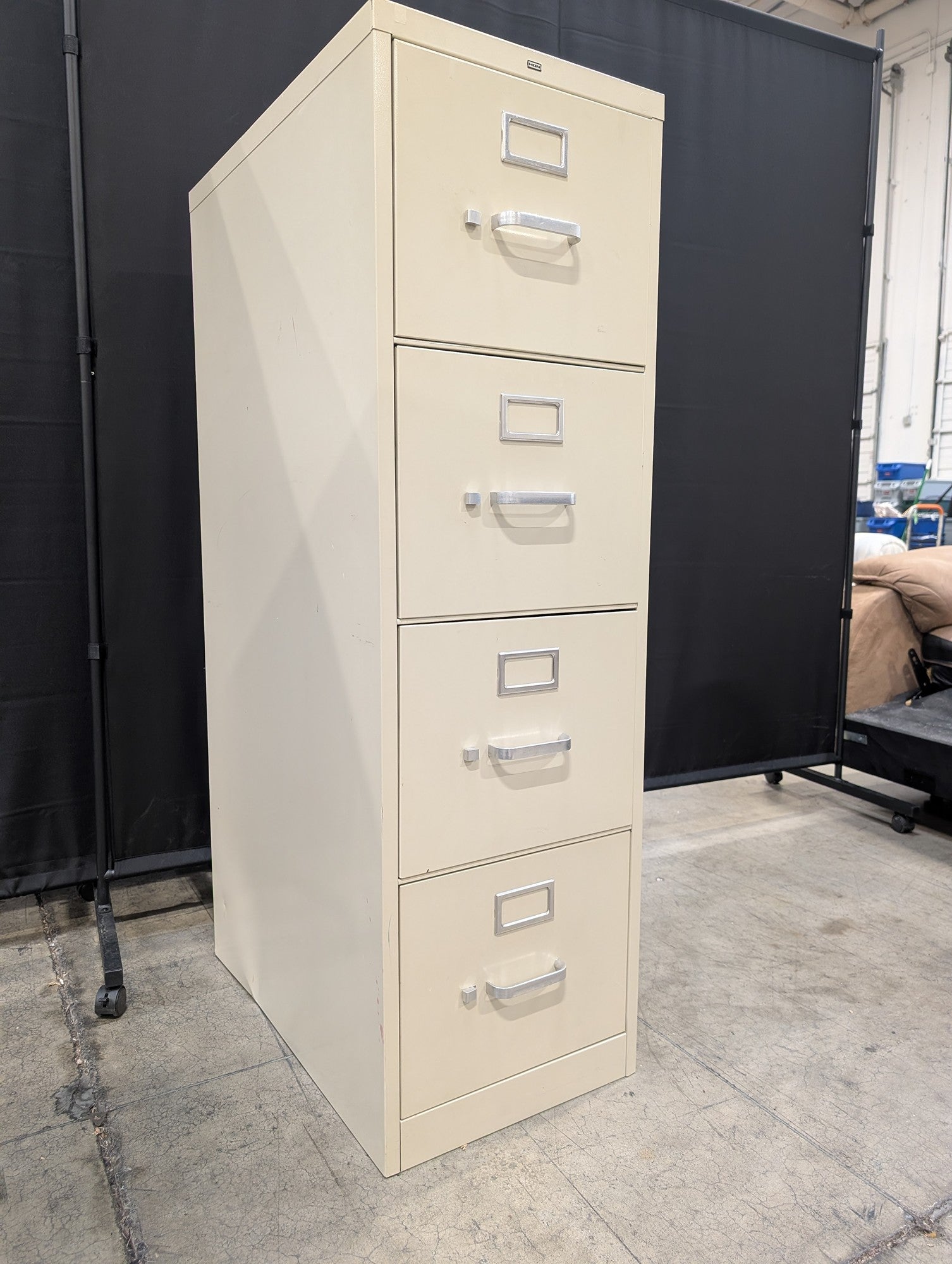 Four-Drawer Vertical Metal Filing Cabinet