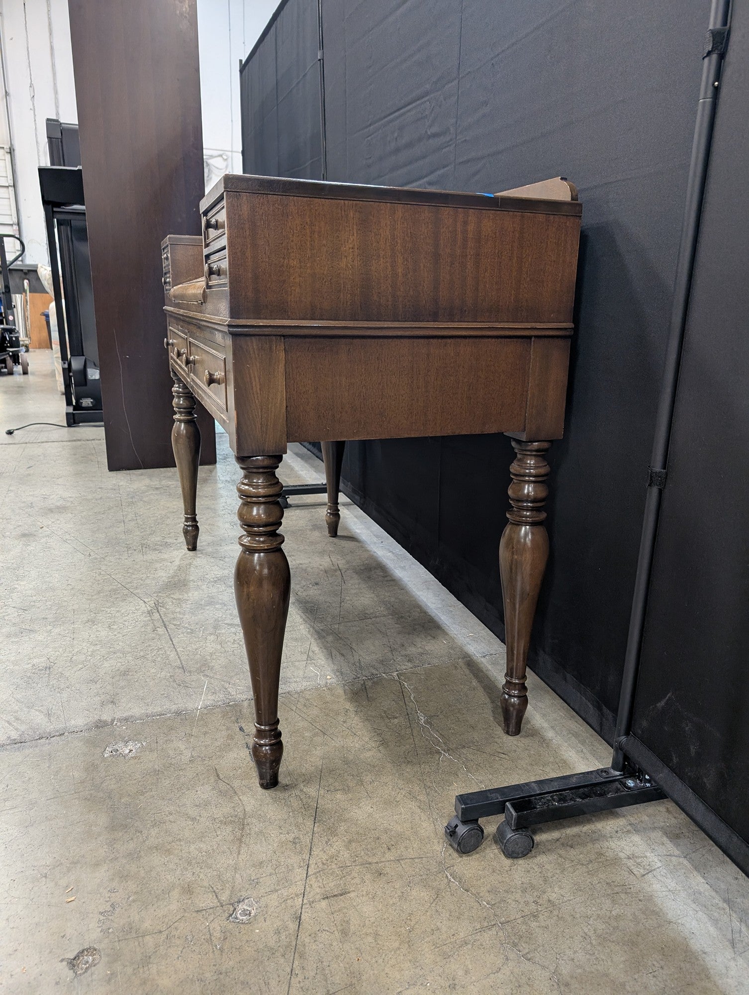Grand Rapids Chair Company Drop-Front Writing Desk with Turned Legs