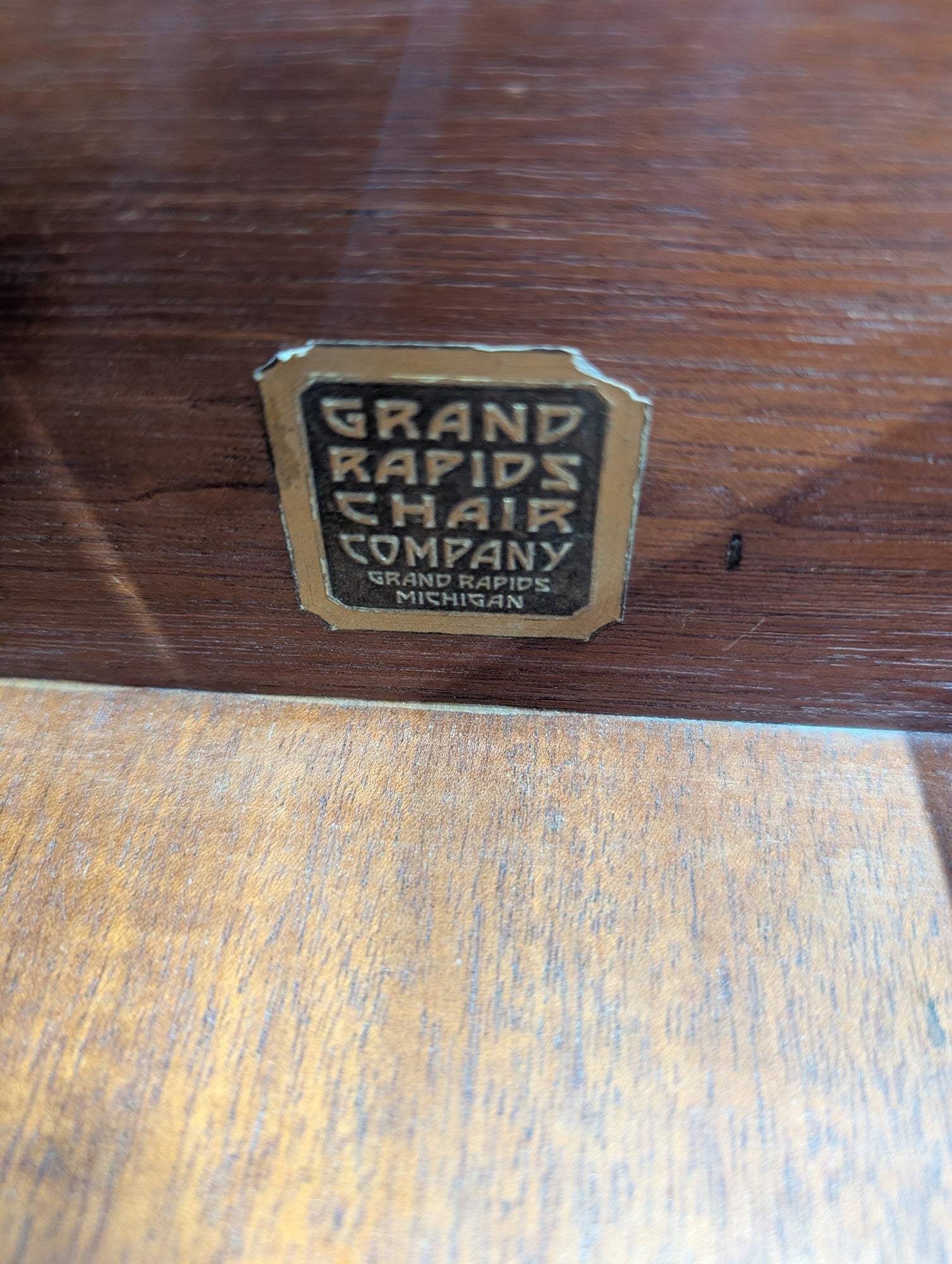 Grand Rapids Chair Company Drop-Front Writing Desk with Turned Legs