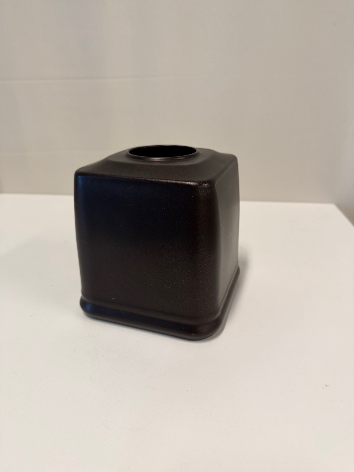 Dark Brown Square Tissue Box Cover