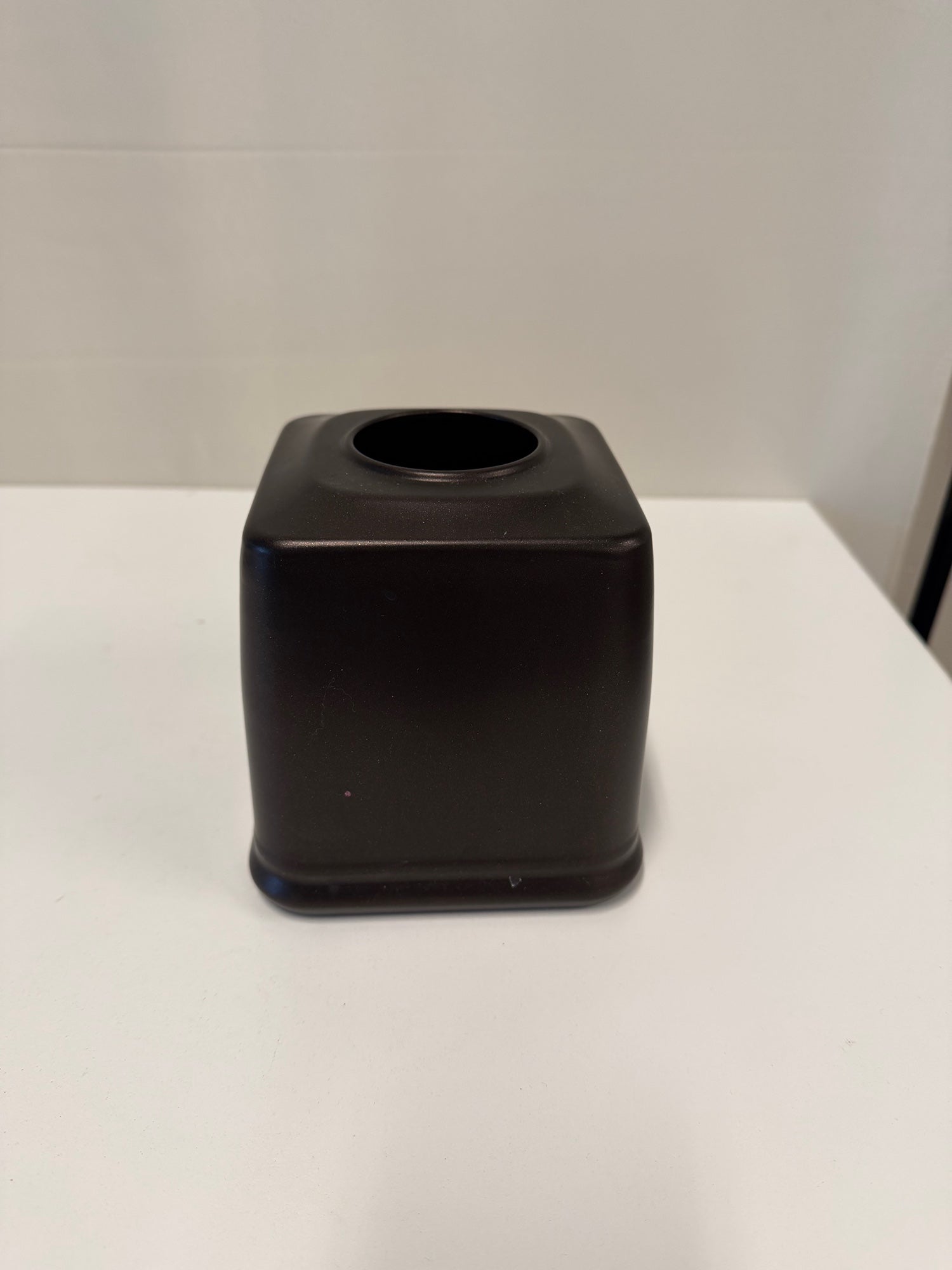 Dark Brown Square Tissue Box Cover