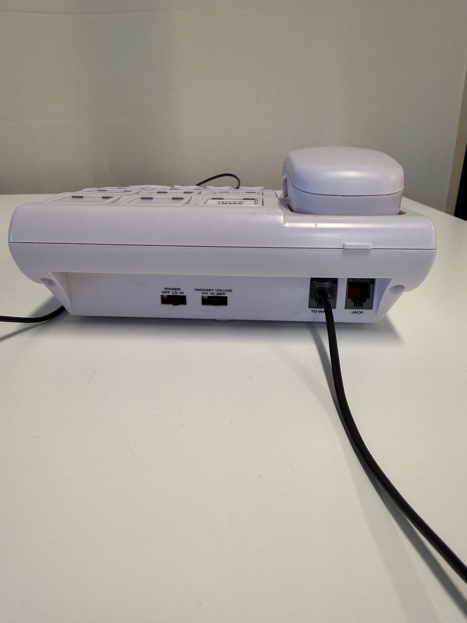 Characteristic Advanced American Telephones Lavender Corded Desk Phone