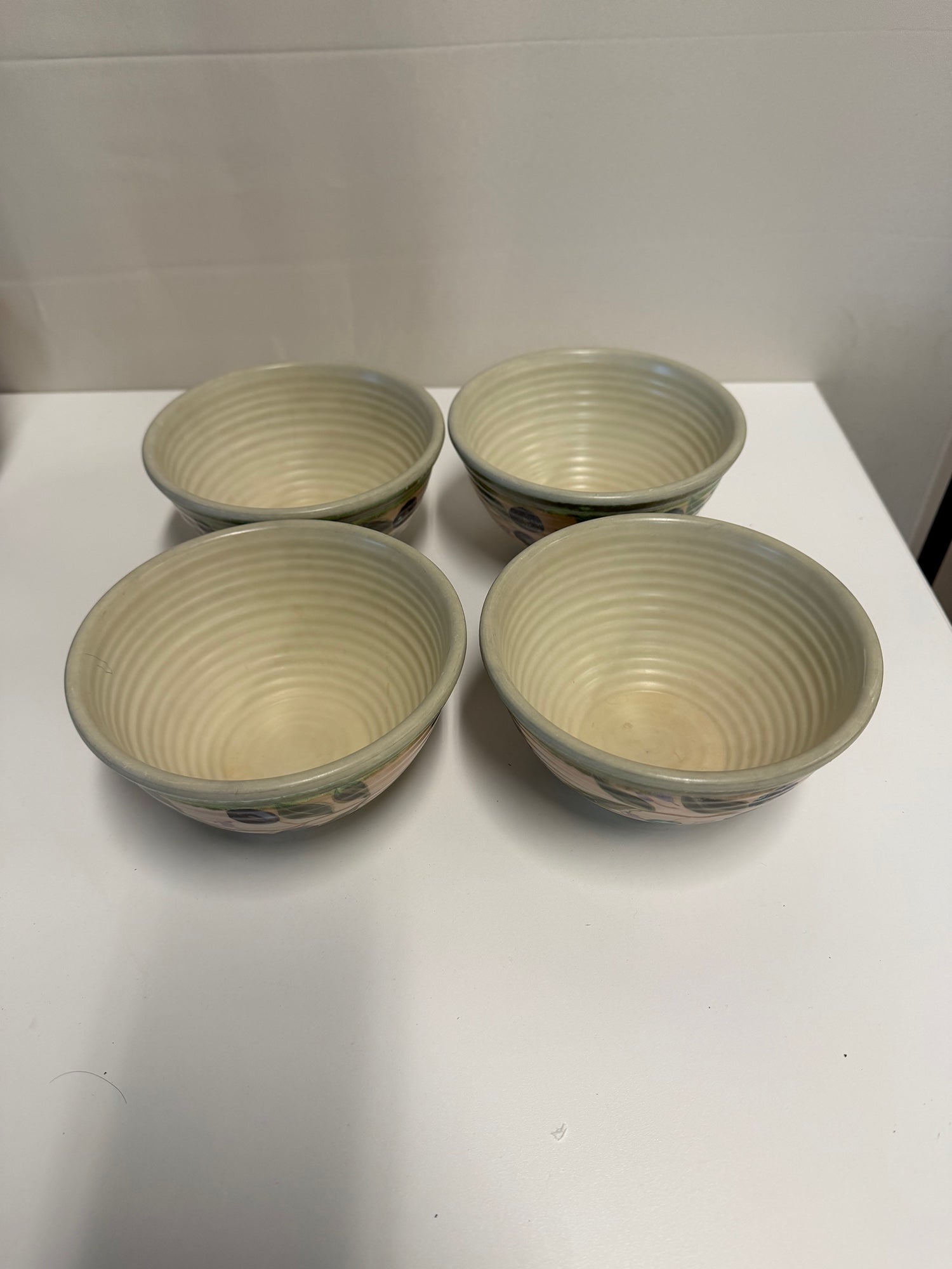TABLE TOPS UNLIMITED Stoneware Bowl with Olive Motif