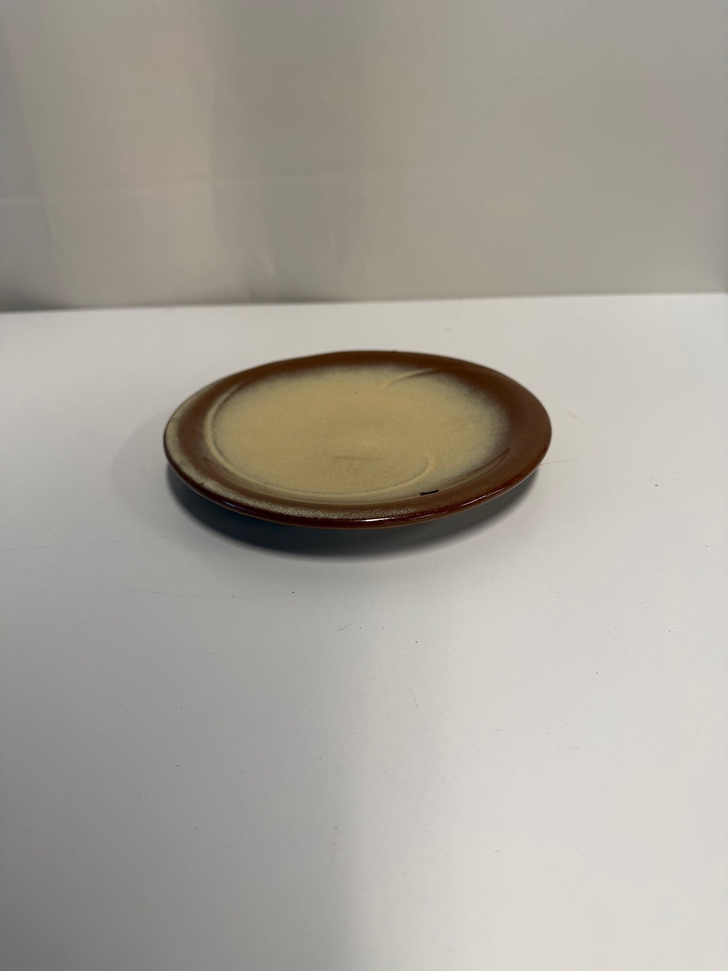 Vintage Frankoma 4G Pottery Saucer Southwestern Earthenware Plate