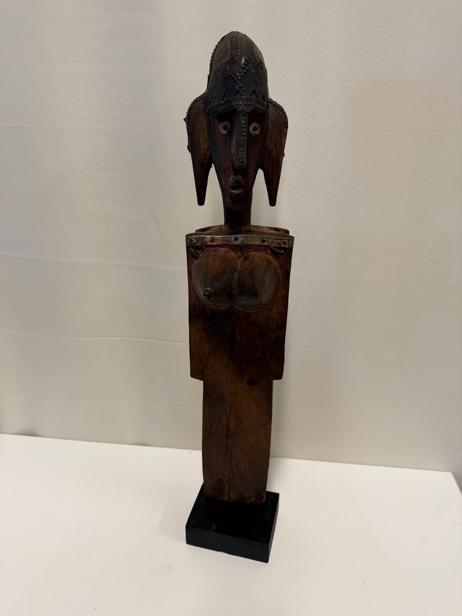Mali Bamana Hand-Carved Female Marionette Sculpture
