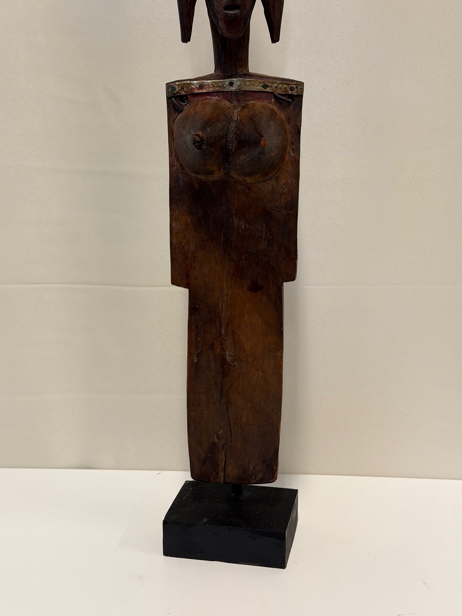 Mali Bamana Hand-Carved Female Marionette Sculpture
