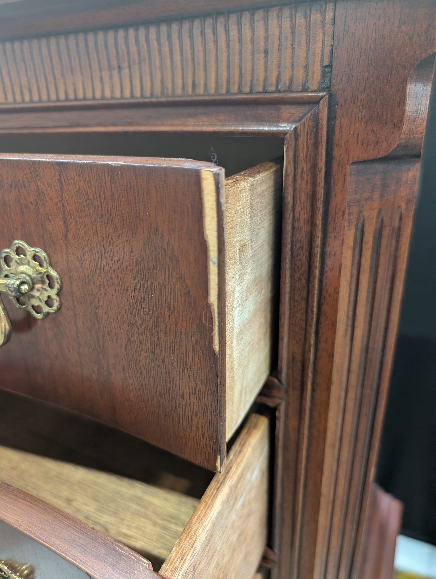 Lexington Seven-Drawer Wood Dresser with Brass Hardware