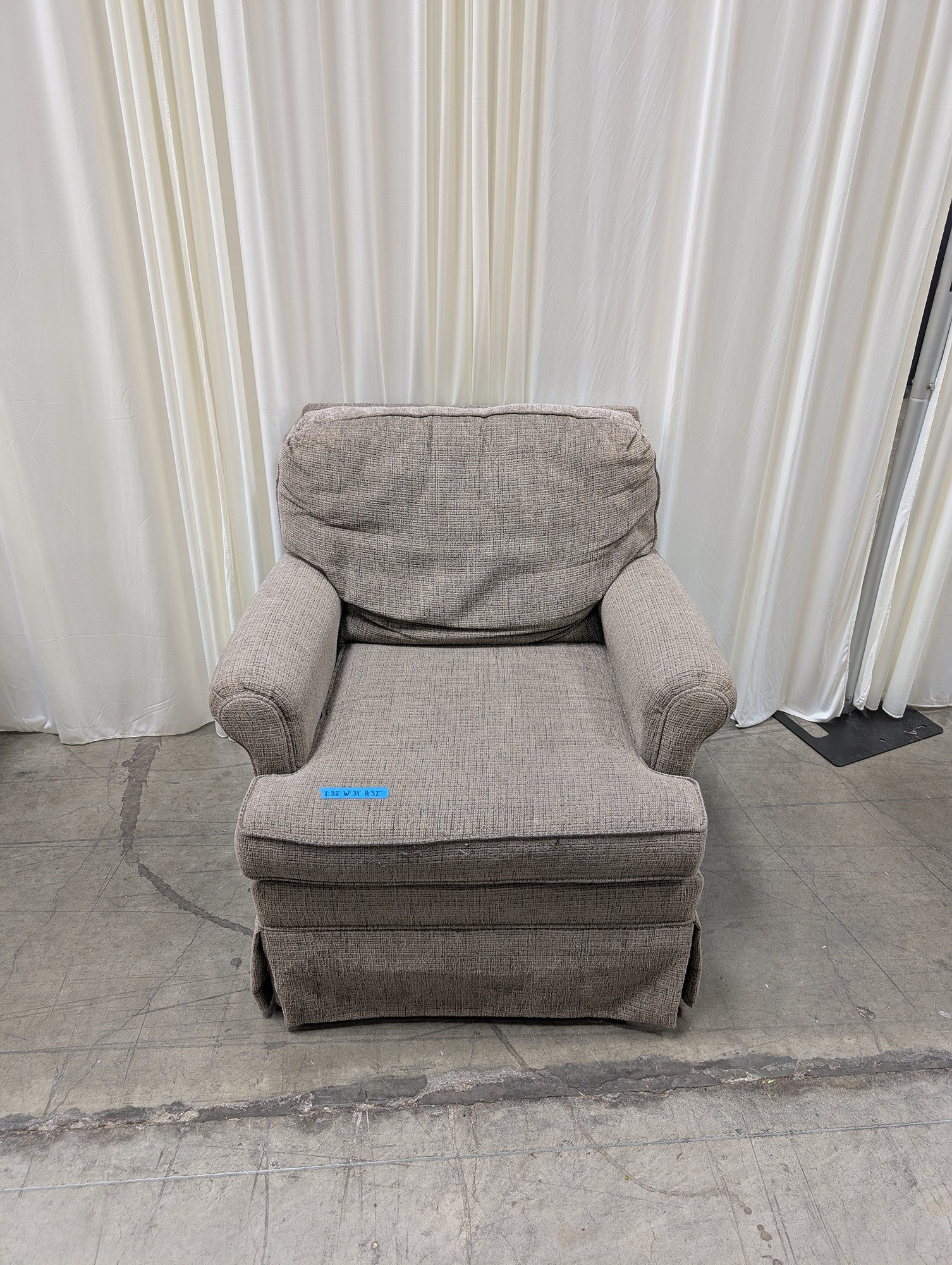 Best Chairs Inc. Armchair in Grey Fabric