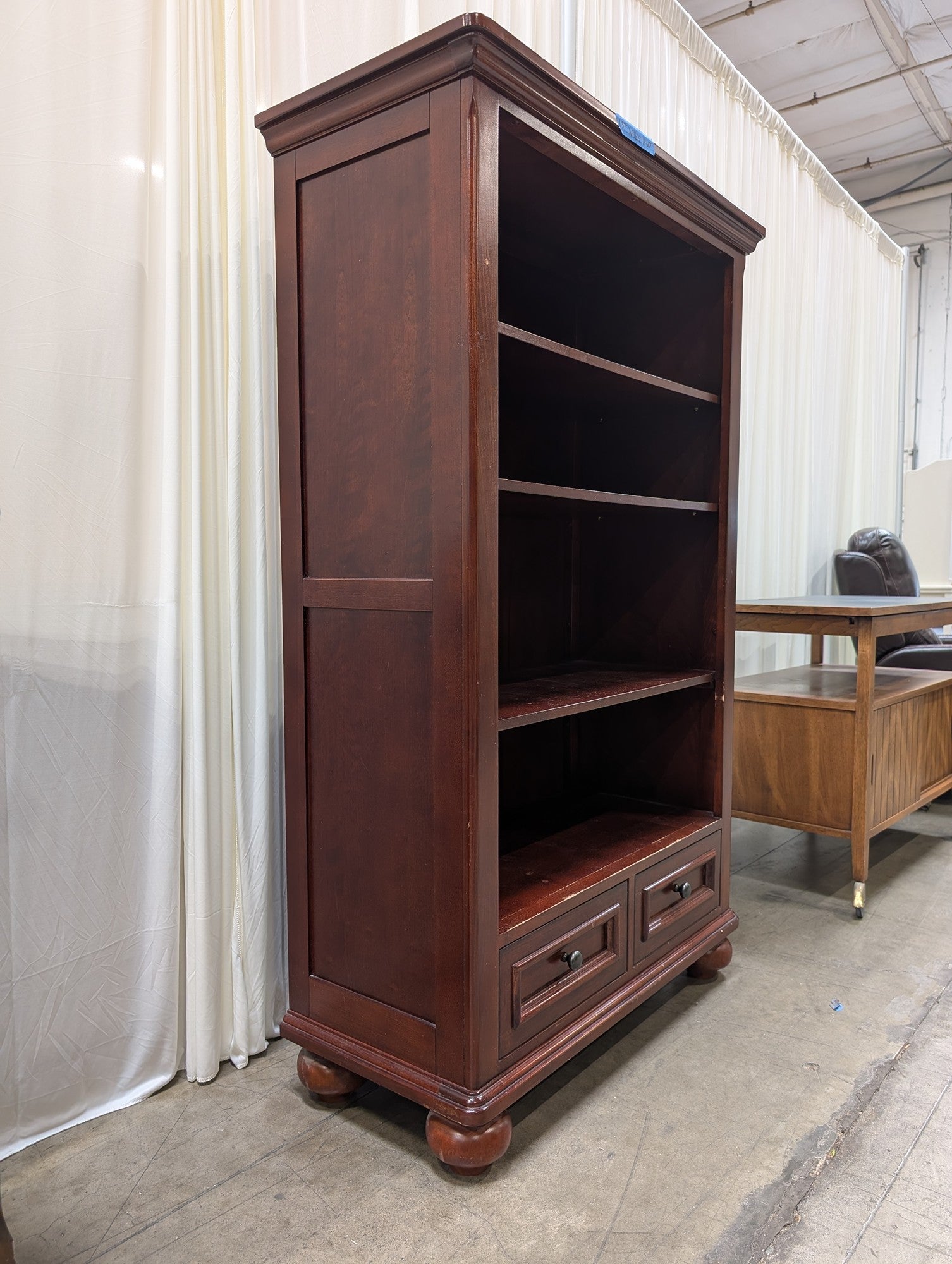 Outlook International Wood Bookcase with Drawers