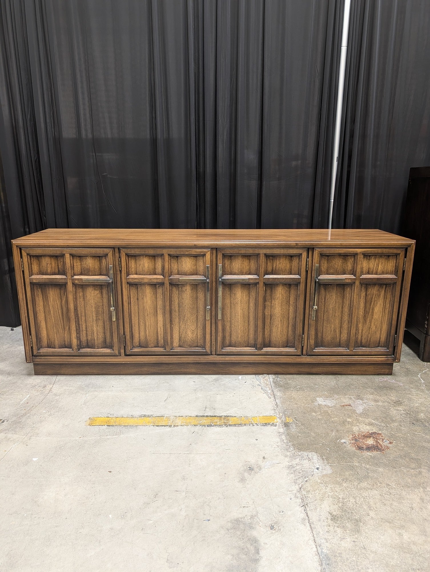 Traditional Stanley Furniture Wood Four-Door Buffet with Recessed Panels