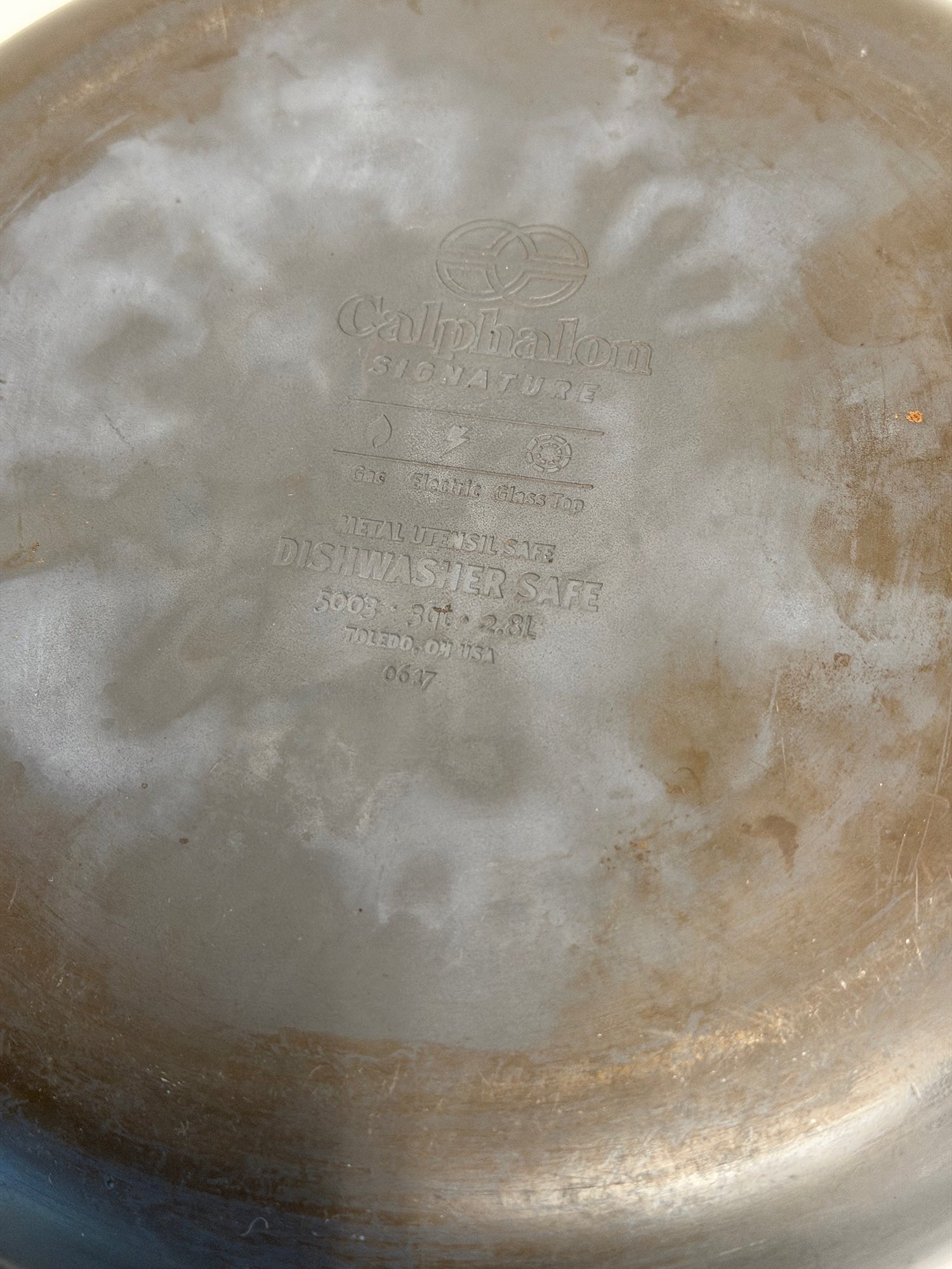 Calphalon Signature 3 Quart Nonstick Sauté Pan with Glass Lid