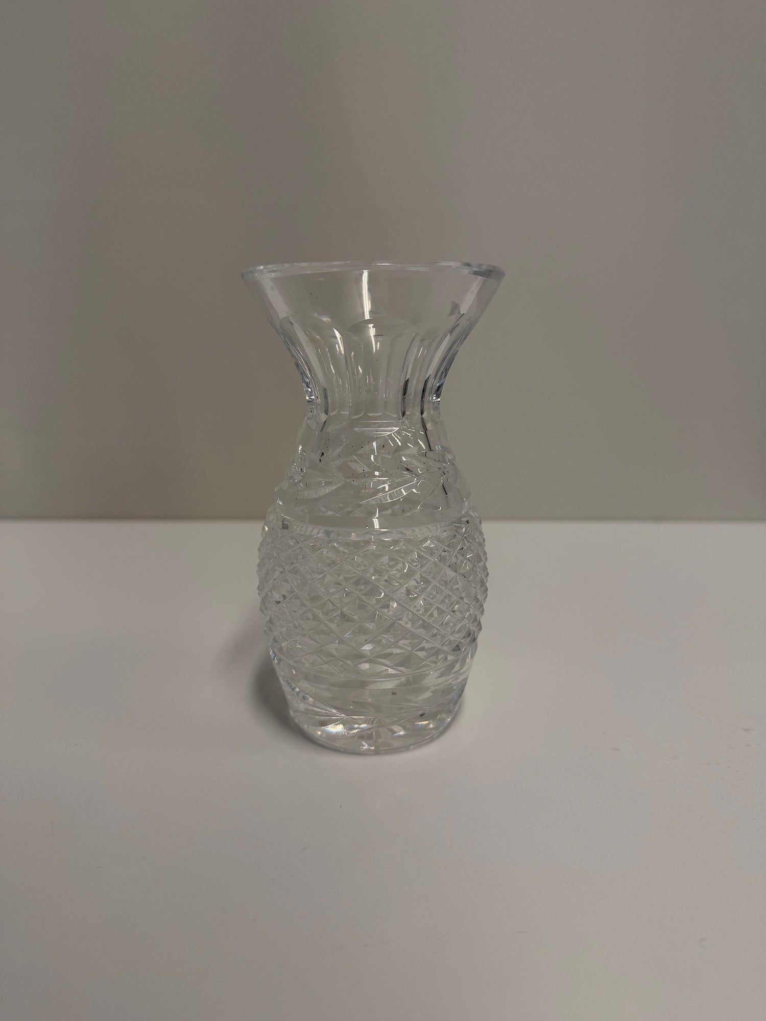 Small Cut Glass Bud Vase