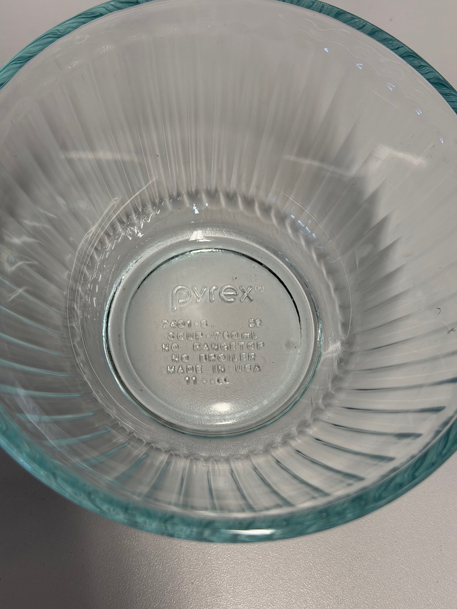 Set of Pyrex Durable Glass Bakeware and Ribbed Mixing Bowls - Made in USA