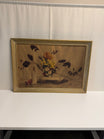 Antique Oriental Painting 'THE ORIENTAL BOWL' W/ GIESHA GIRL SIGNED