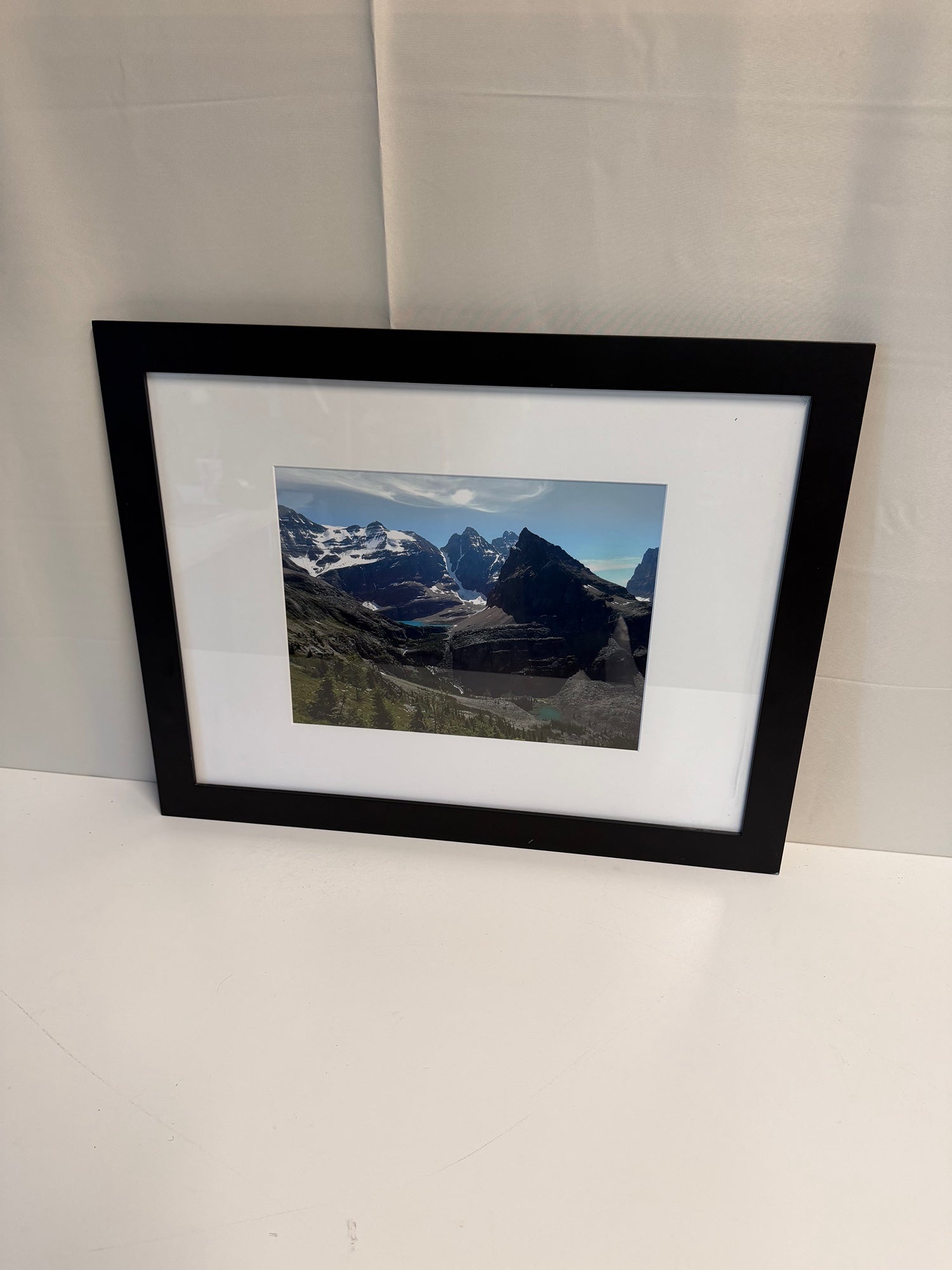 Scenic Mountain Landscape Framed Wall Art