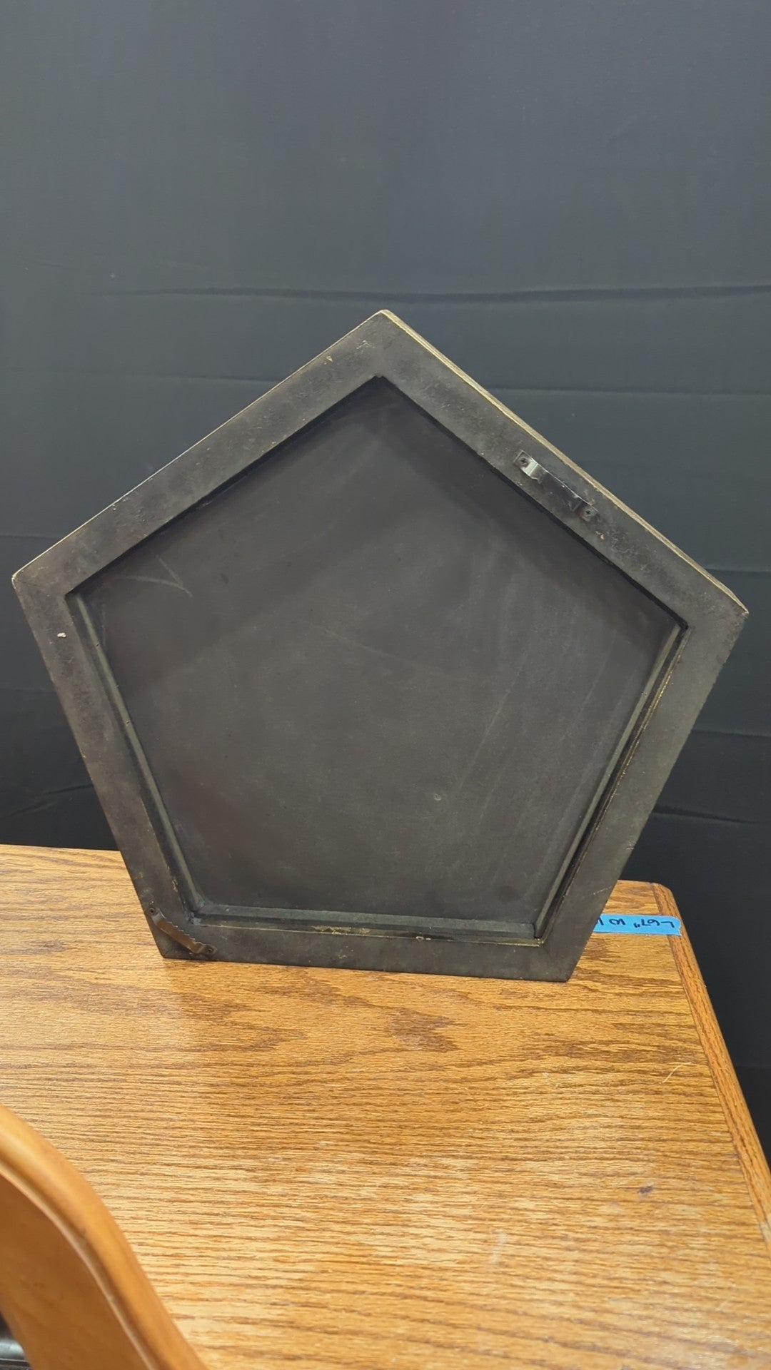 Gold Pentagon Wall Mirror