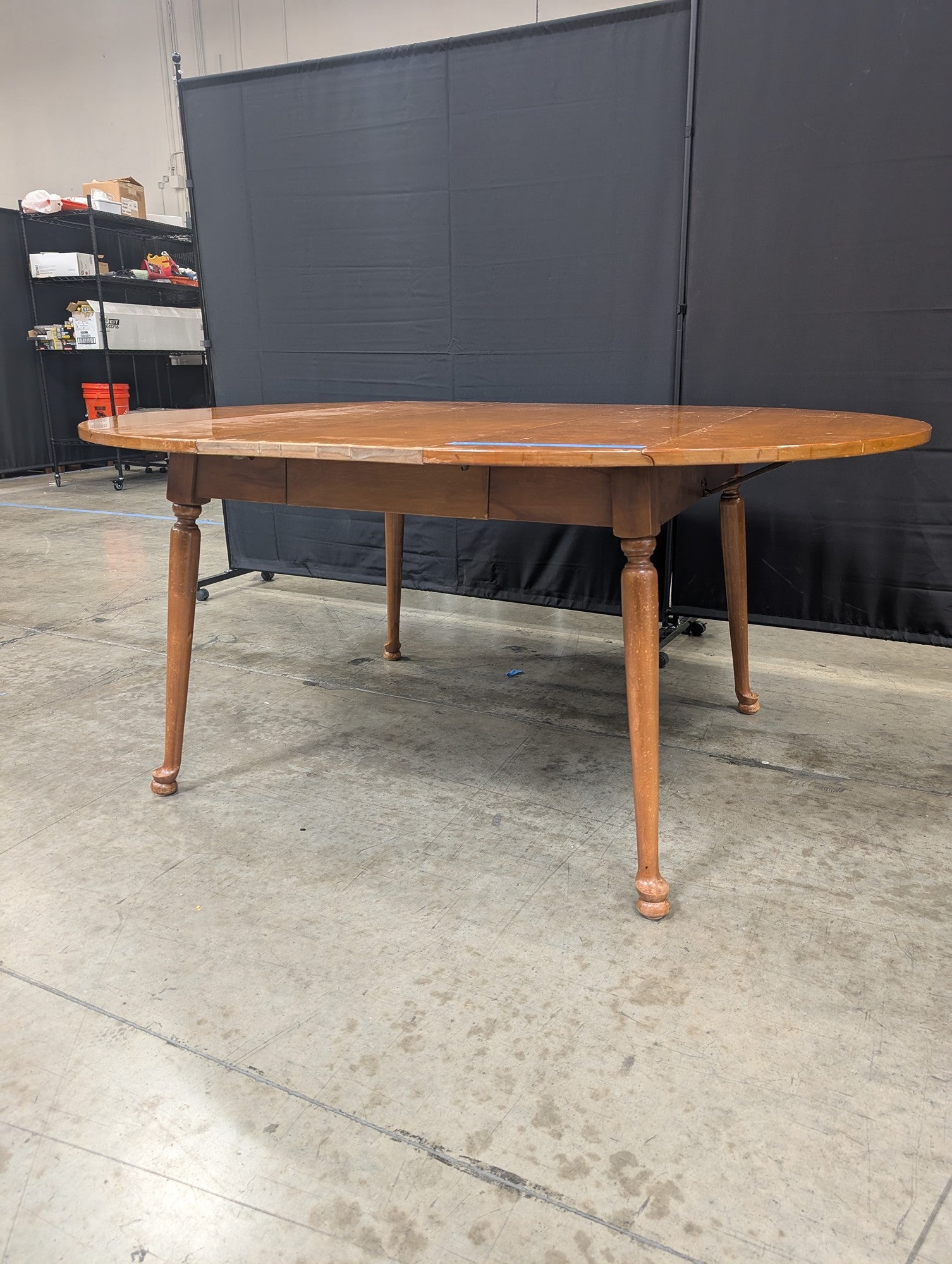 Honey Tone Drop-Leaf Dining Table in Wood