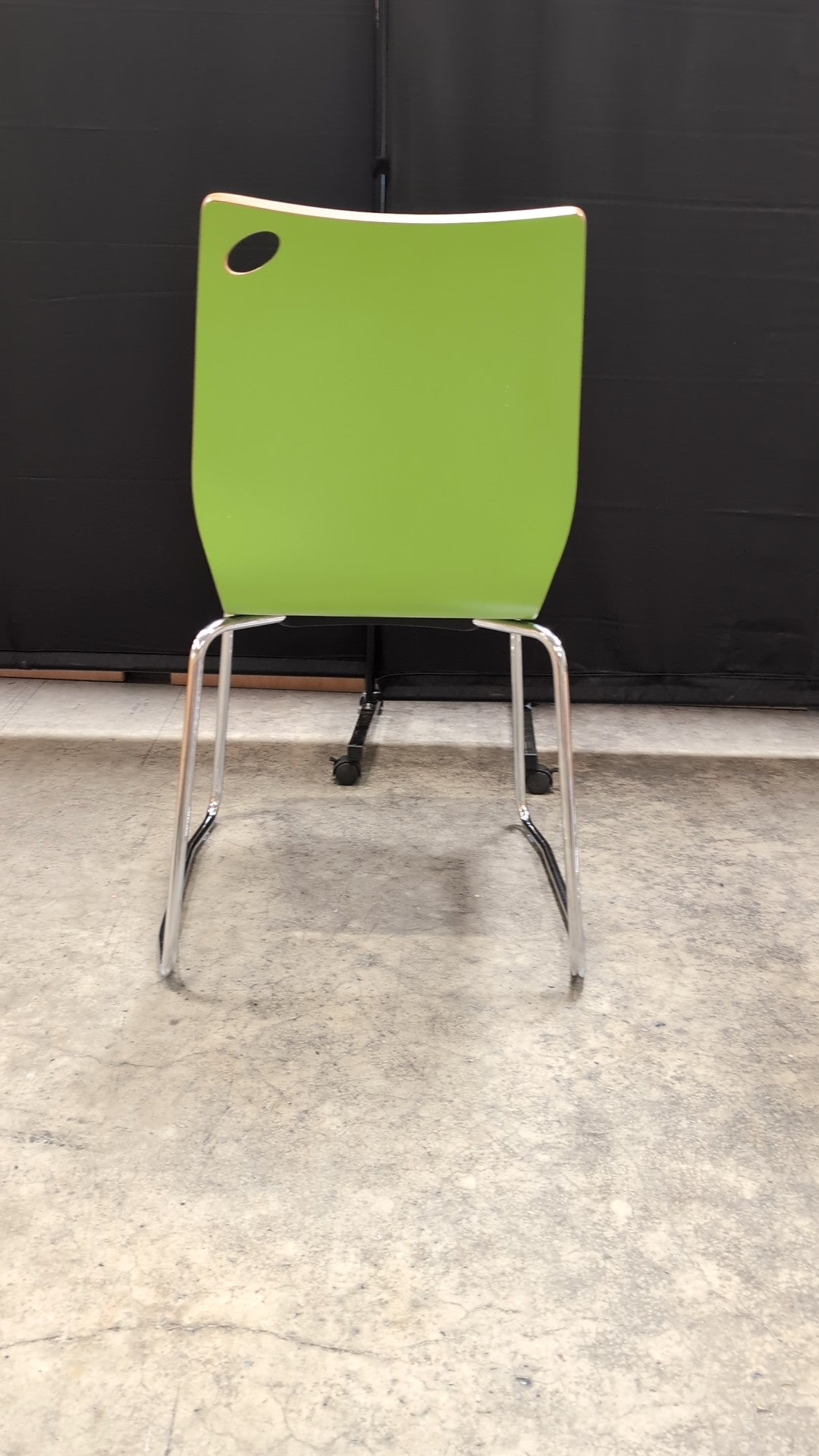 Versteel Lime Green Sled Base Chair