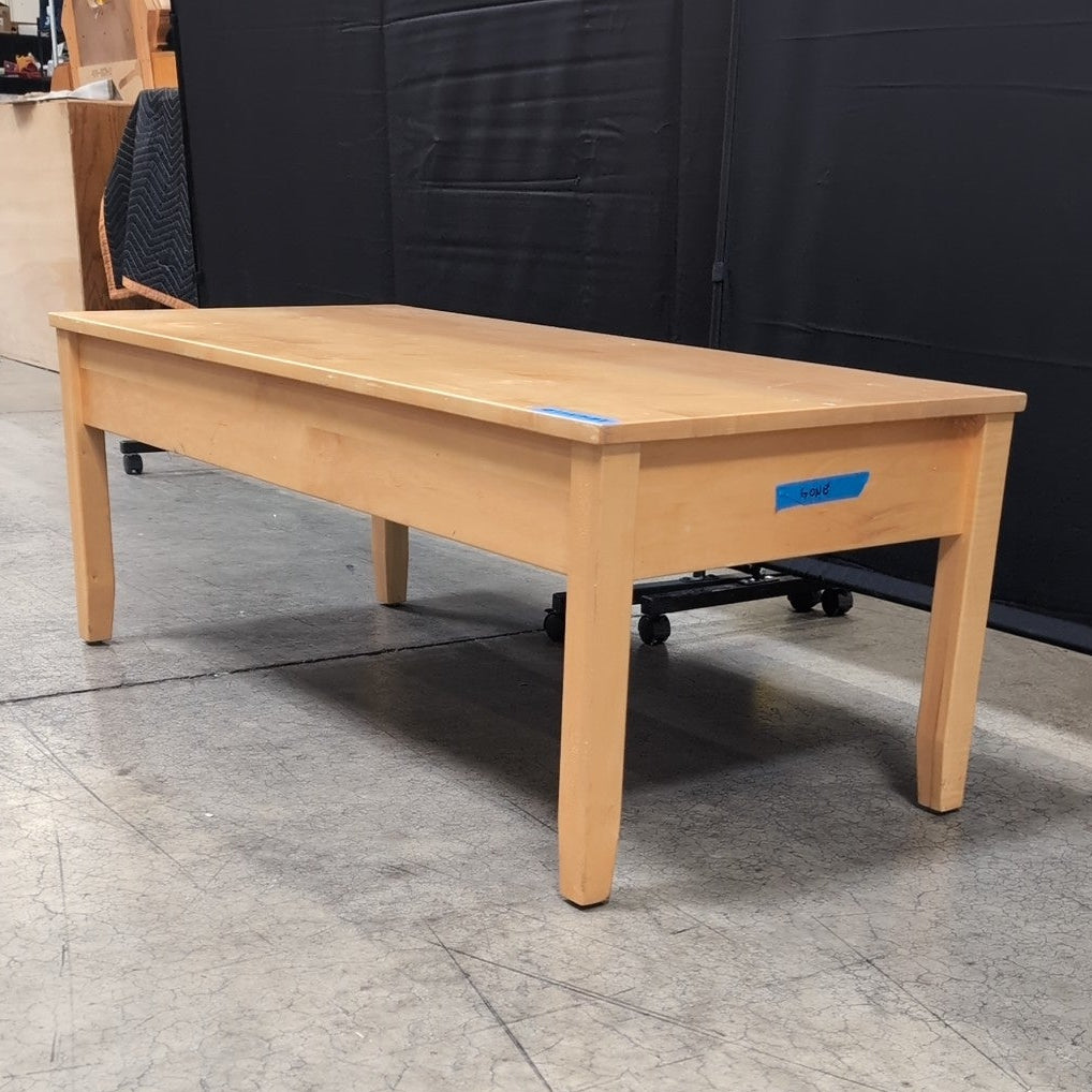 Natural Maple Rectangular Coffee Table
