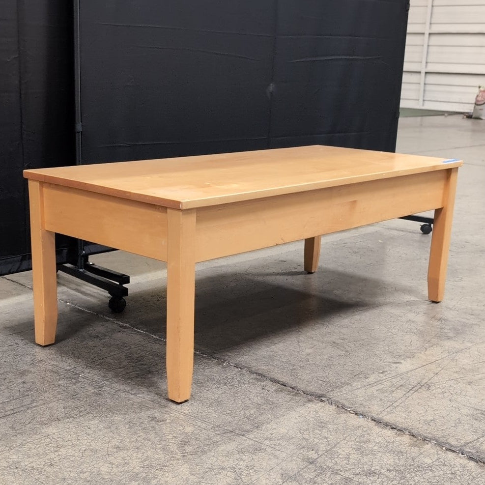Natural Maple Rectangular Coffee Table