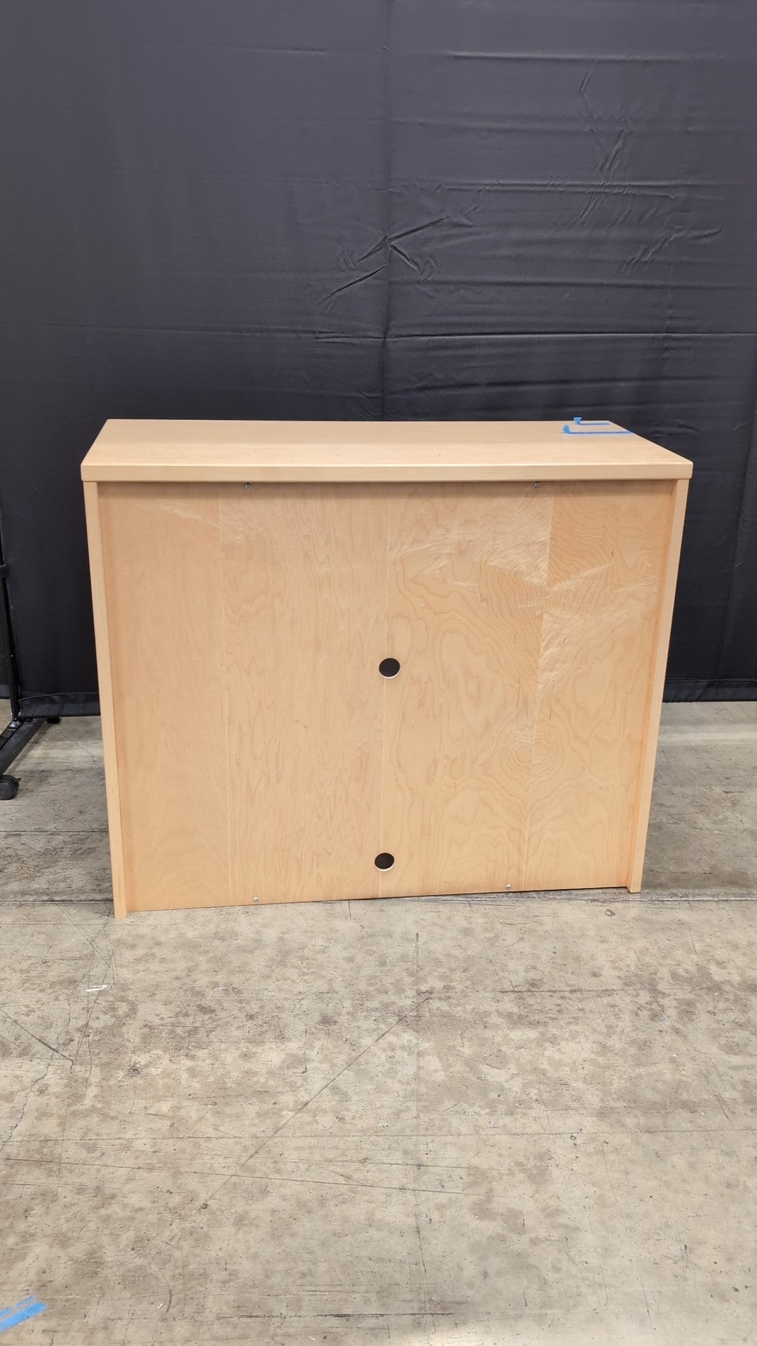 Light Wood Two-Shelf Bookcase