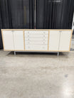 Light Wood and Cream Modern Storage Buffet