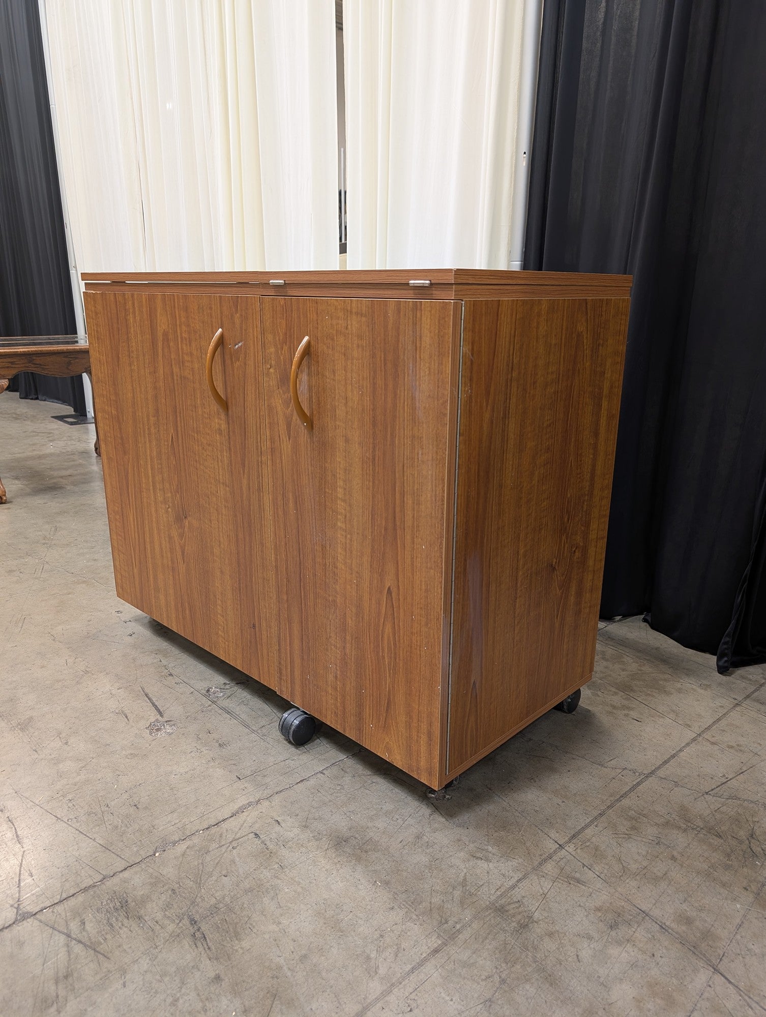 Koala Cabinets Rolling Sewing Desk with Storage