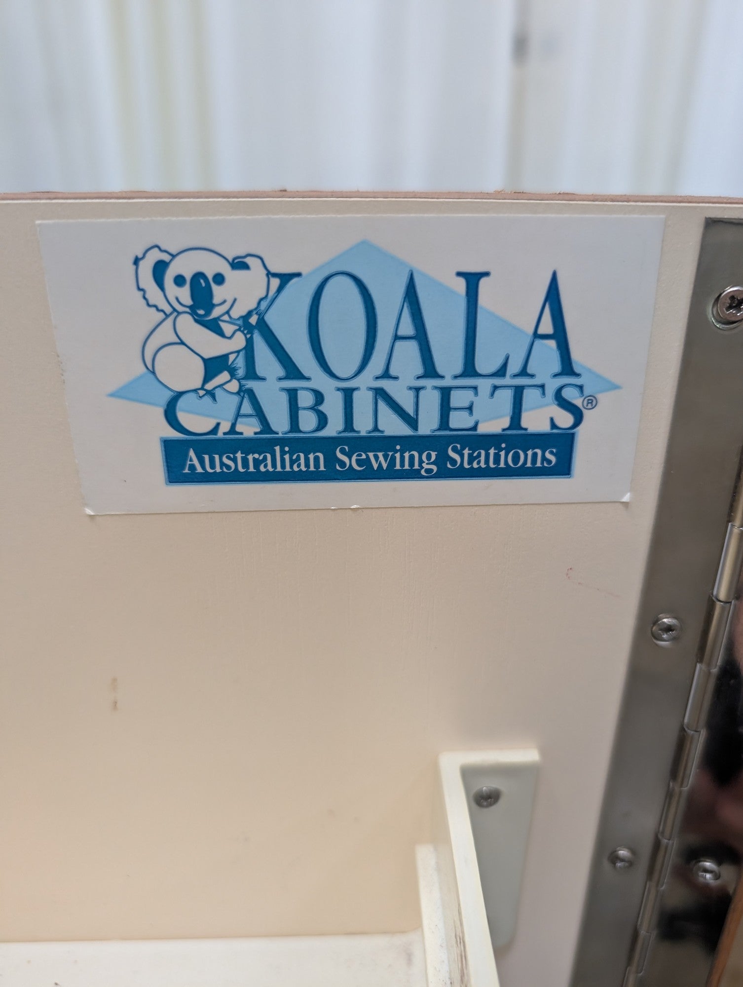 Koala Cabinets Rolling Sewing Desk with Storage