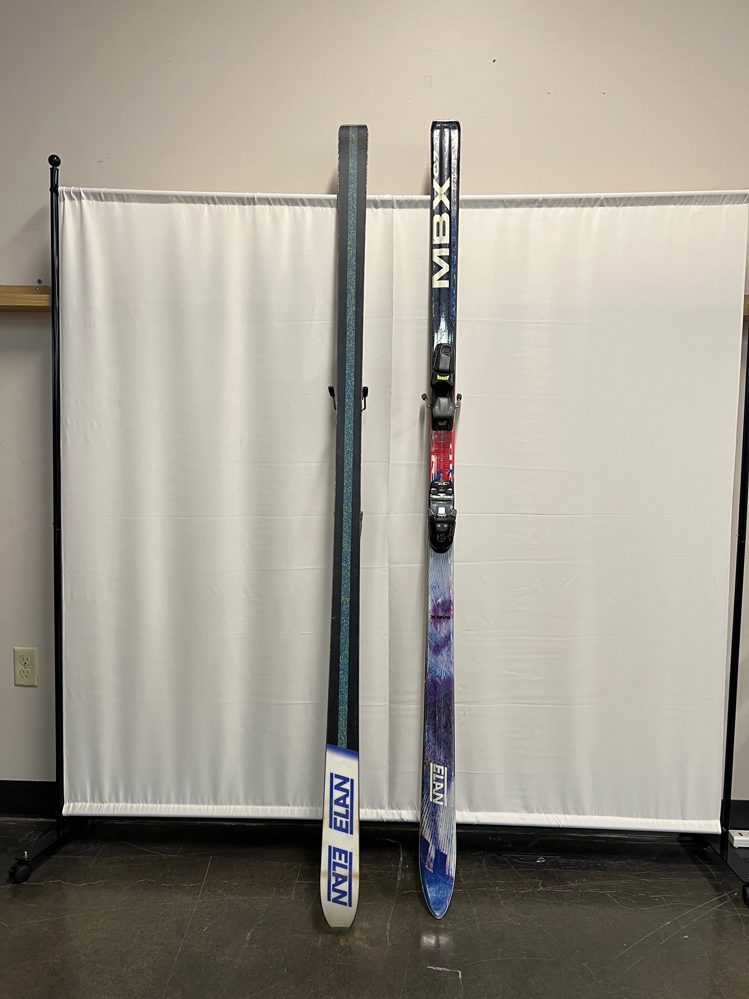 Elan MBX C7 Downhill Skis with Marker Bindings